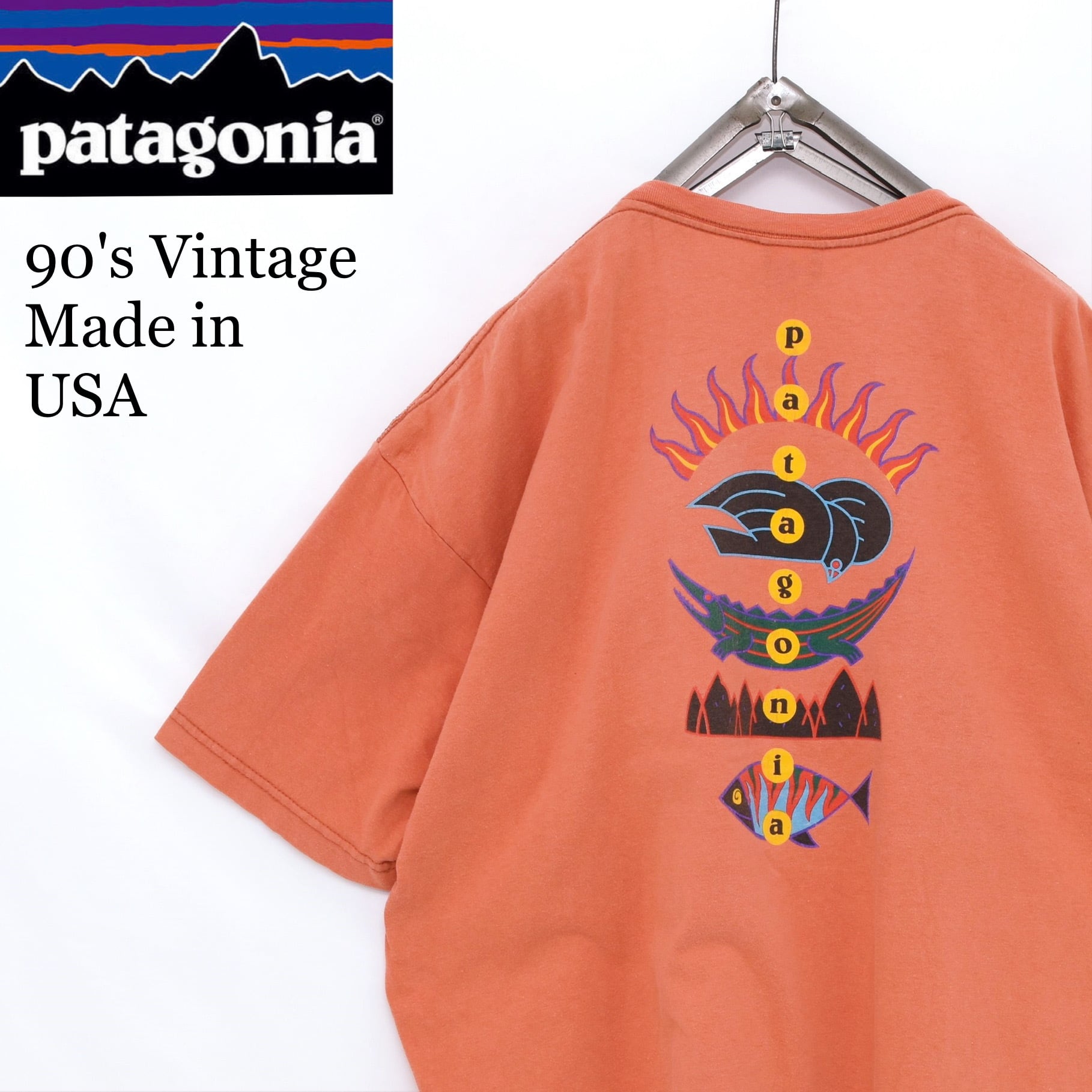 Patagonia パタゴニア 黒タグ レア Tシャツ ヴィンテージ アメリカ製