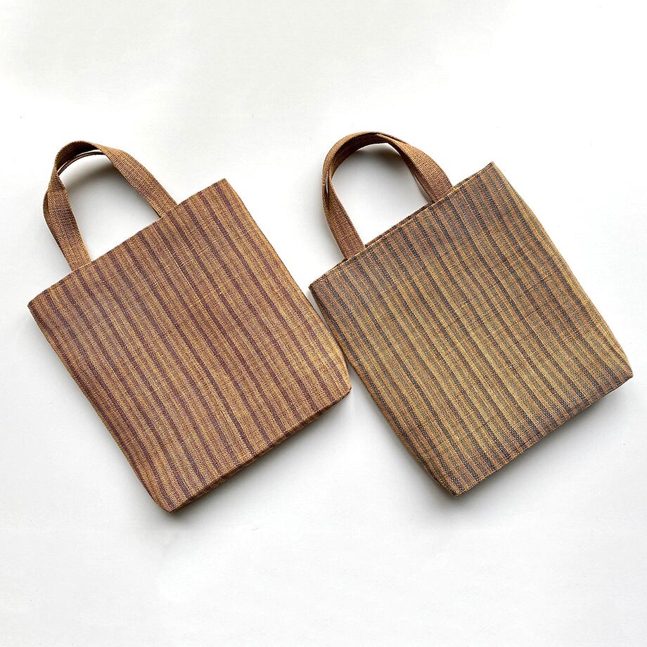 科布しな布まだ布信濃布、志奈布榀布伝統工芸品古代織古代布バッグ