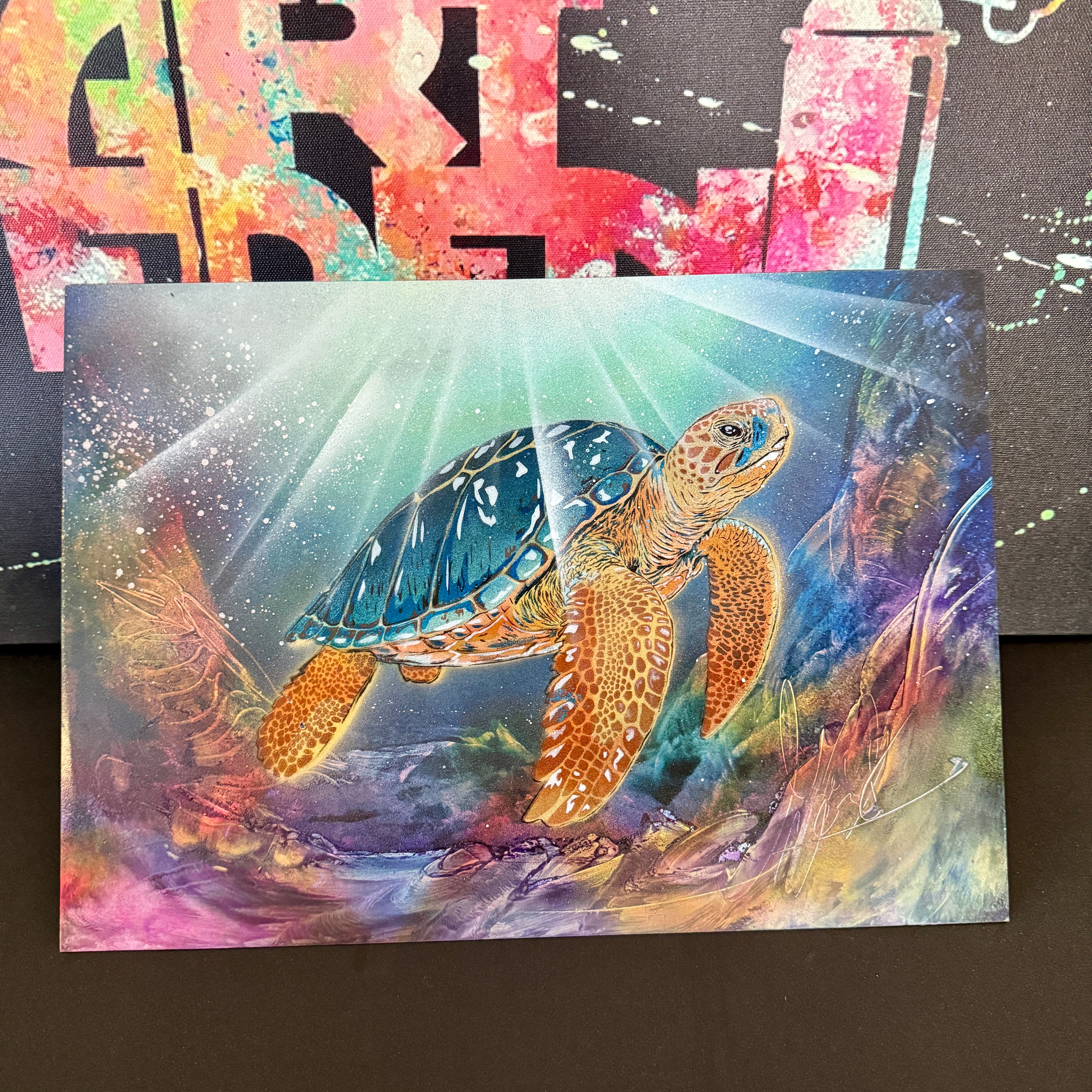 スプレーアートエデンB4原画 2枚セット スプレーアートエデンB4原画 2