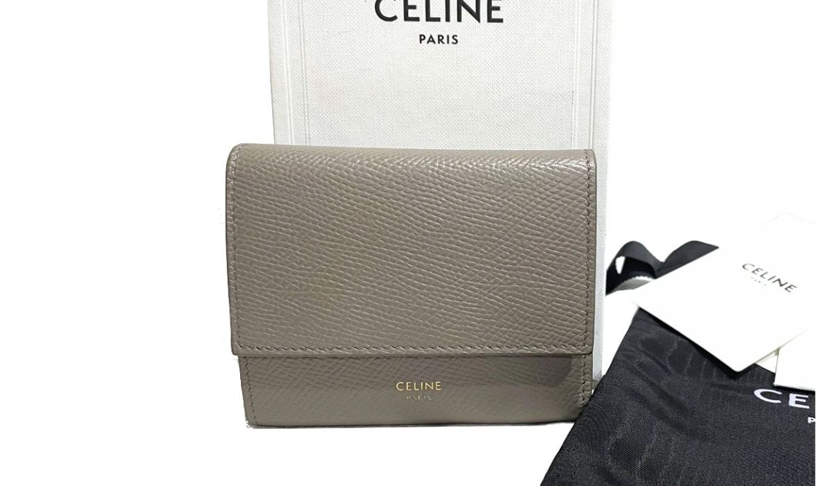 CELINE セリーヌ スモール トリフォールド ウォレット 三つ折り財布
