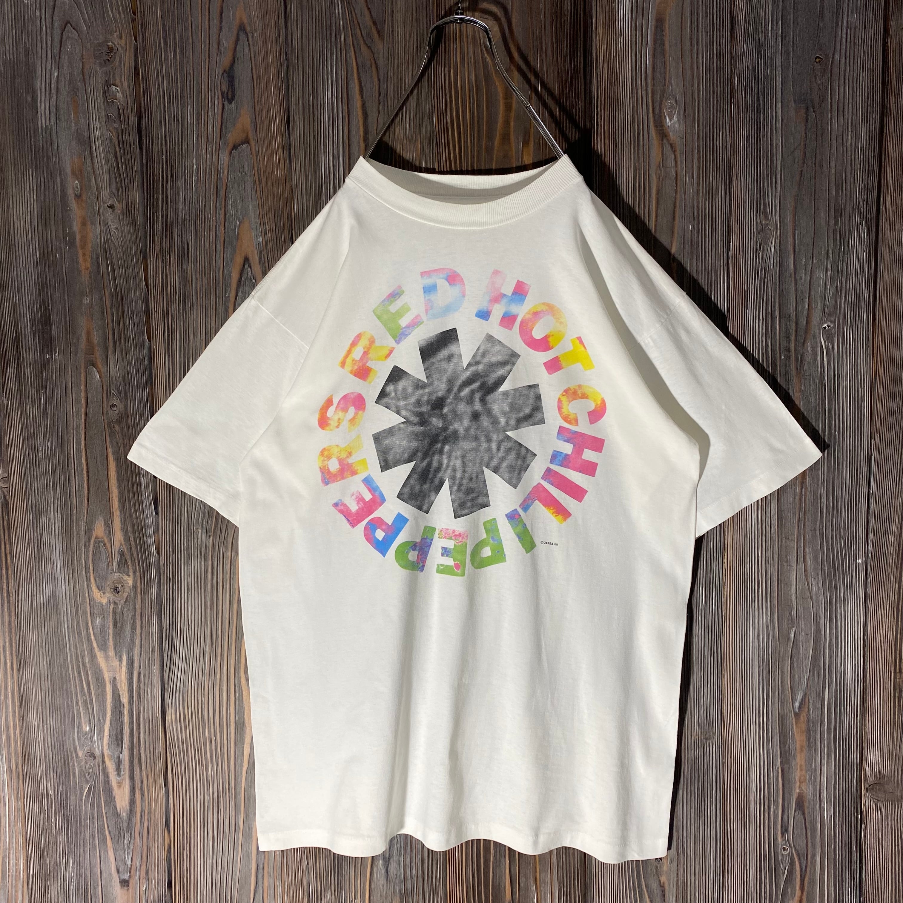80s Red Hot Chili Peppers ©️ZEBRA 89 vintage T-shirt | Shikisen