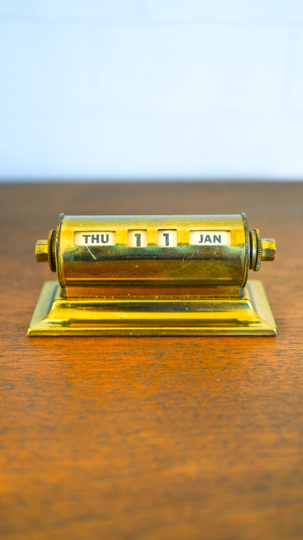 1940-1950s】PARK SHERMAN パークシャーマン 卓上カレンダー 円柱型