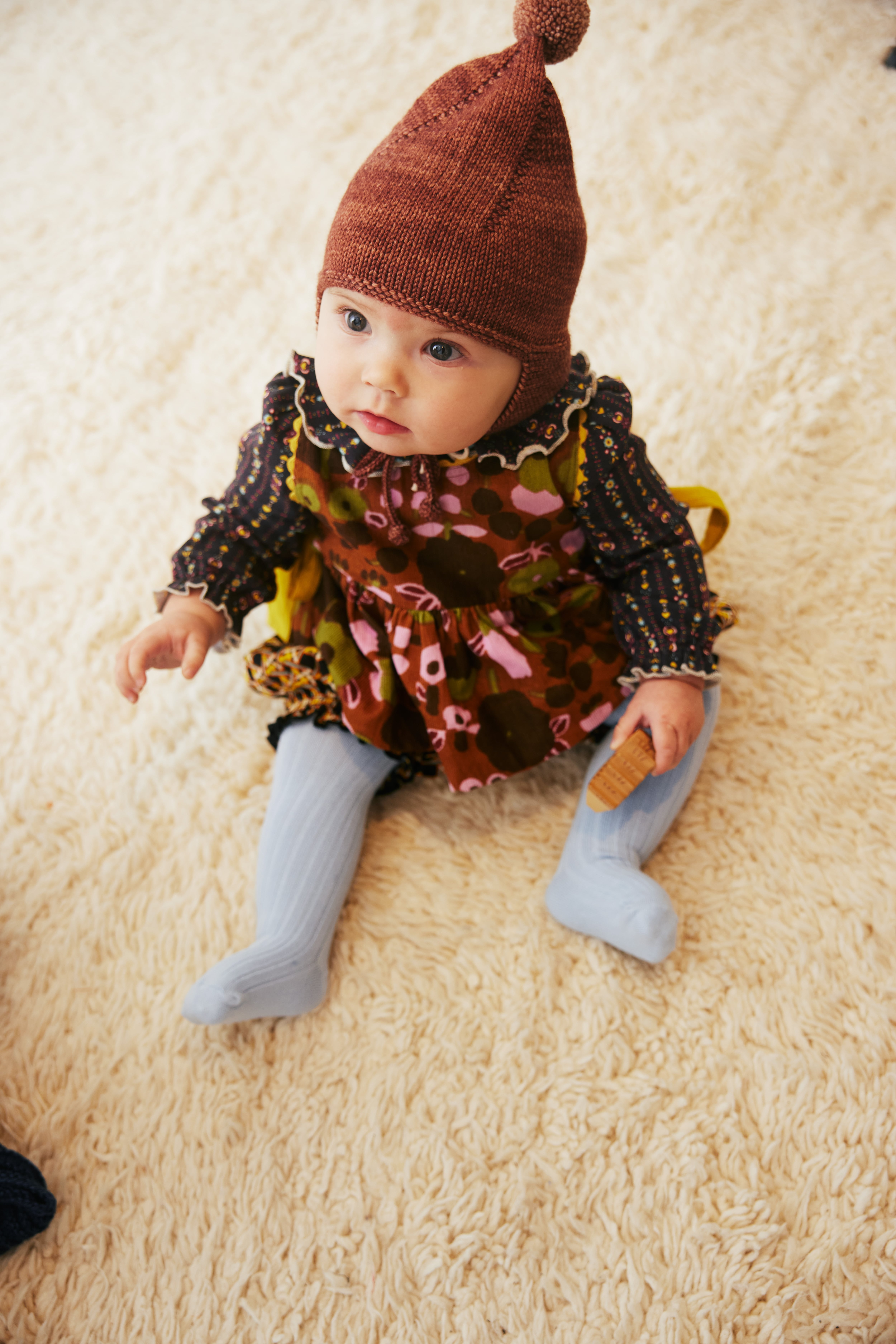 misha & puff ガーターハット 12-24m Garter Hat – Misha & Puff