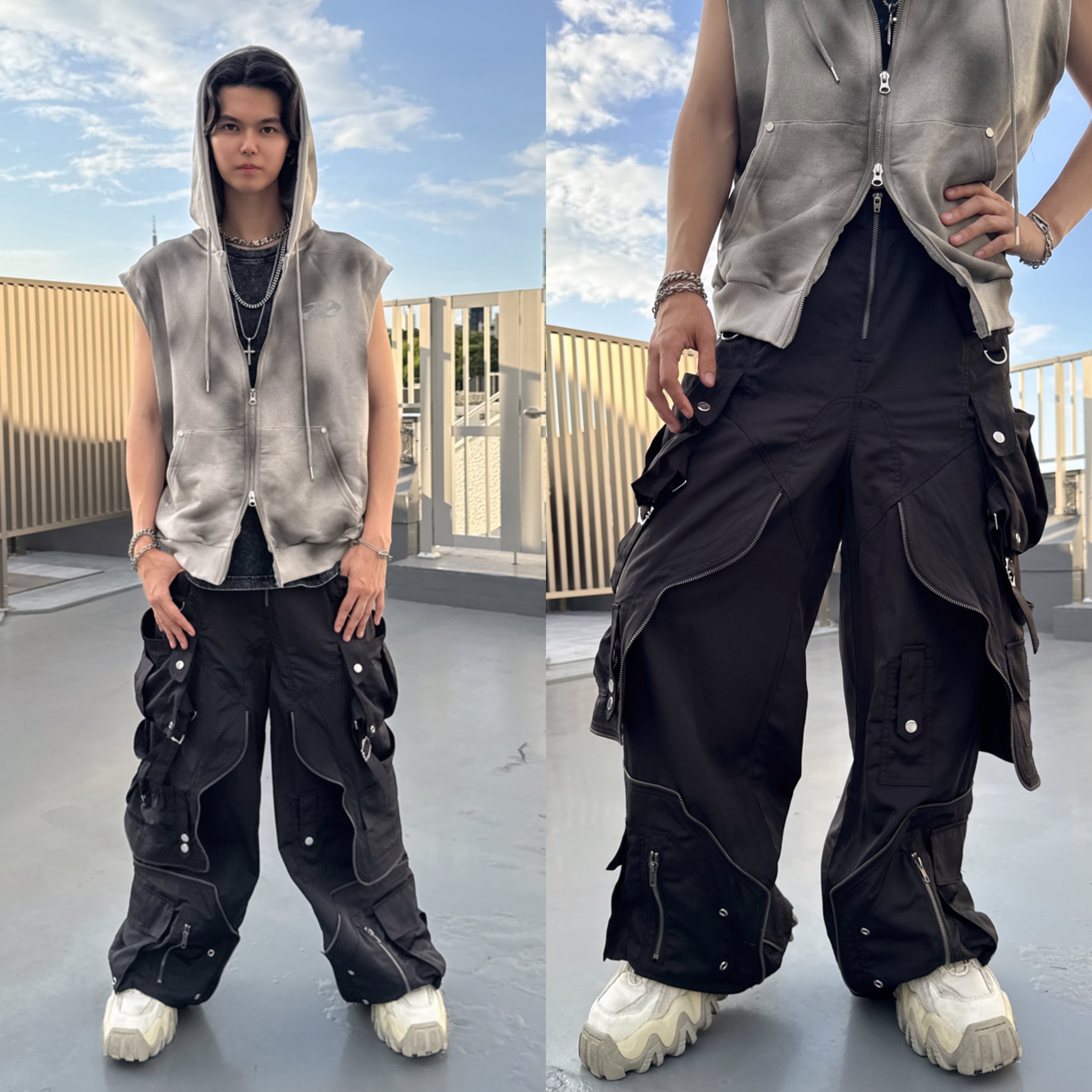 yuki】SWITCHBLADE サルエルカーゴパンツ yuki】SWITCHBLADE サルエル