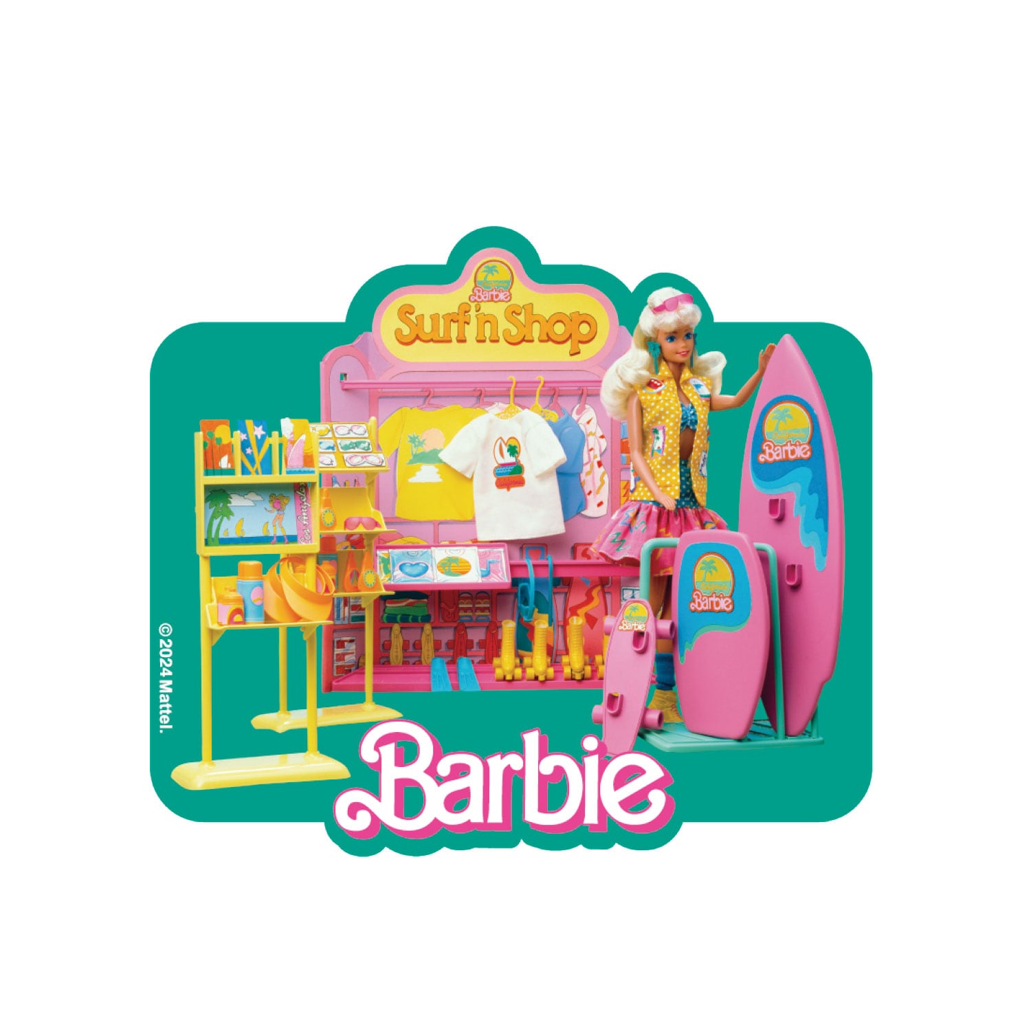 キャラクターステッカー／バービー／サーフショップ | キャラクター