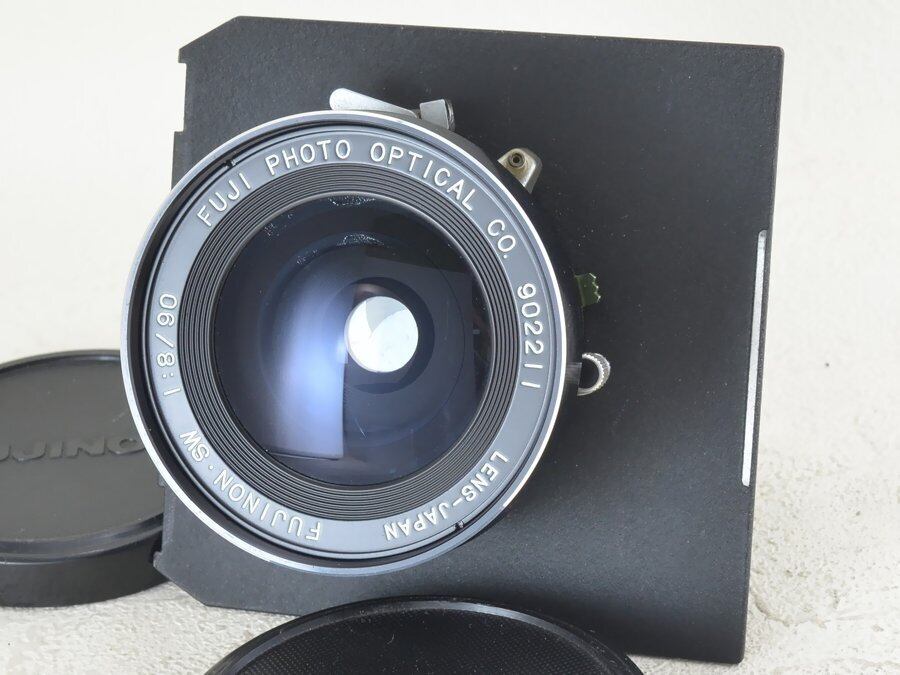 大判レンズ フジノン90 FUJINON・SW 90mm-F8.0 良品！キレイな大判レンズ