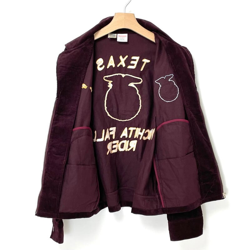 復刻】TEXAS WICHITA FALLS RIDER バーガンディー FFA コーデュロイ