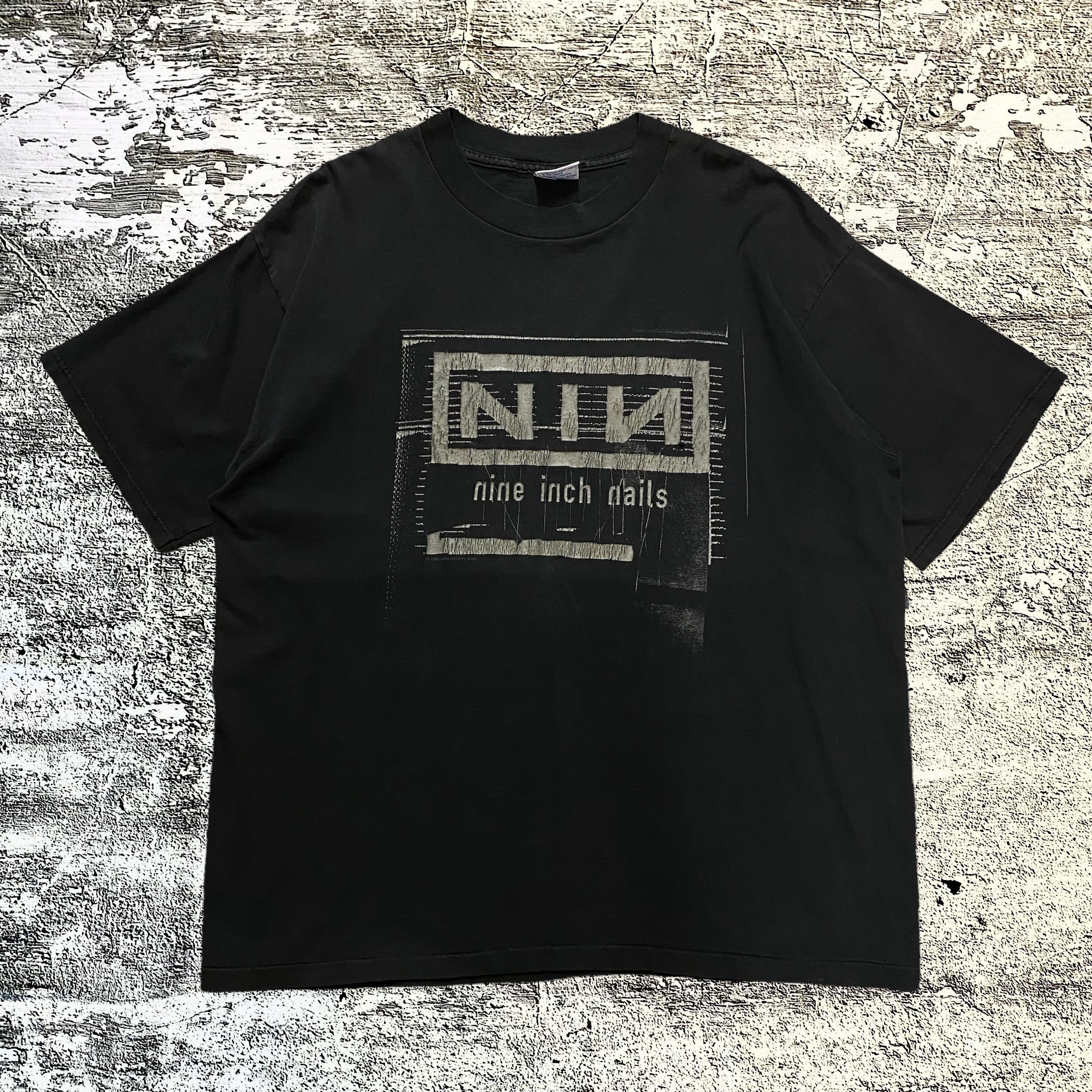 90s NINE INCH NAILS Tシャツ 黒 XL NIN ナインインチネイルズ