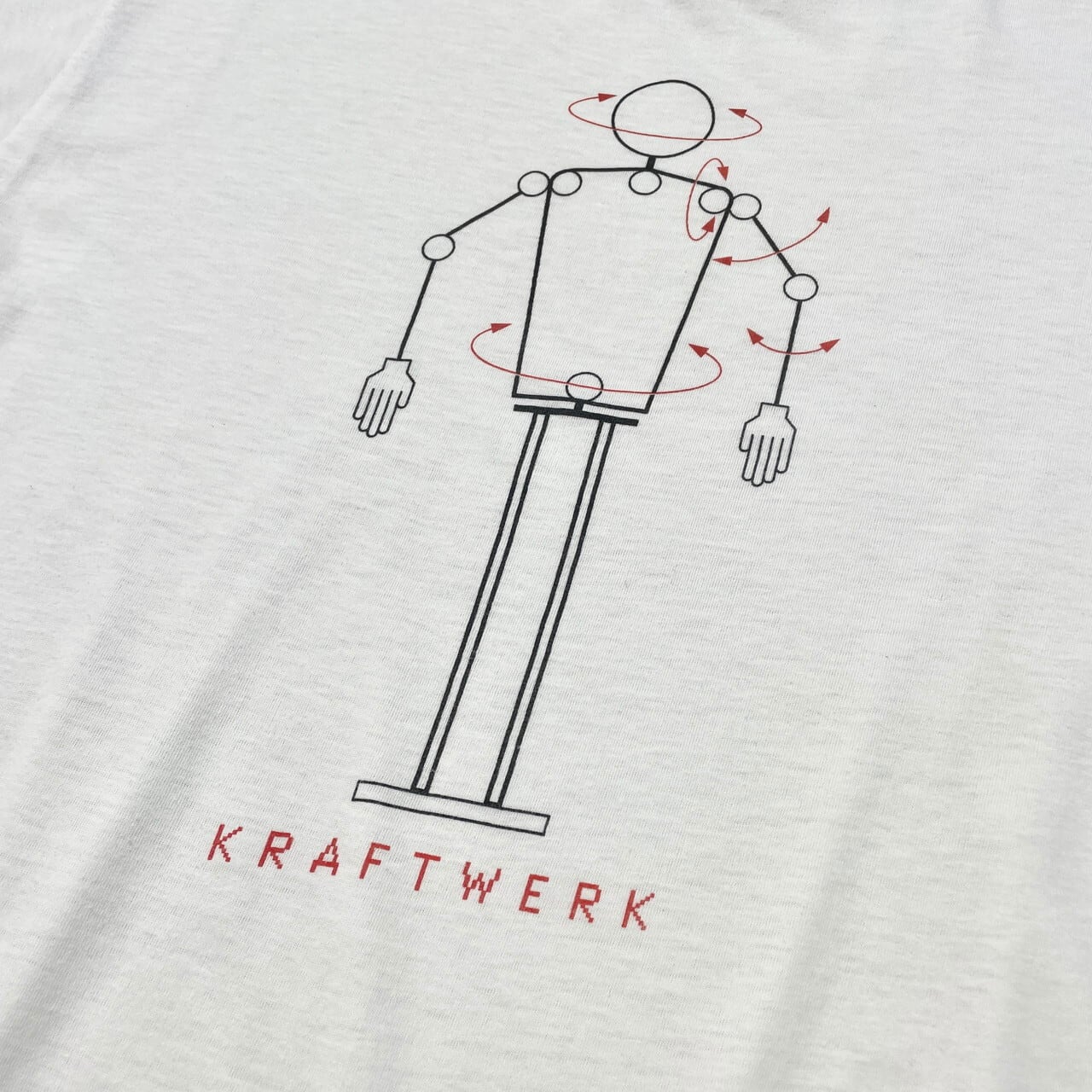 KRAFTWERK 90's Tシャツ ホワイト KRAFTWERK 90's Tシャツ ホワイト