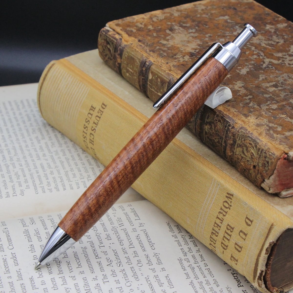 野原工芸 シャーペン「山桜」保証書あり 野原工芸 シャーペン「山桜