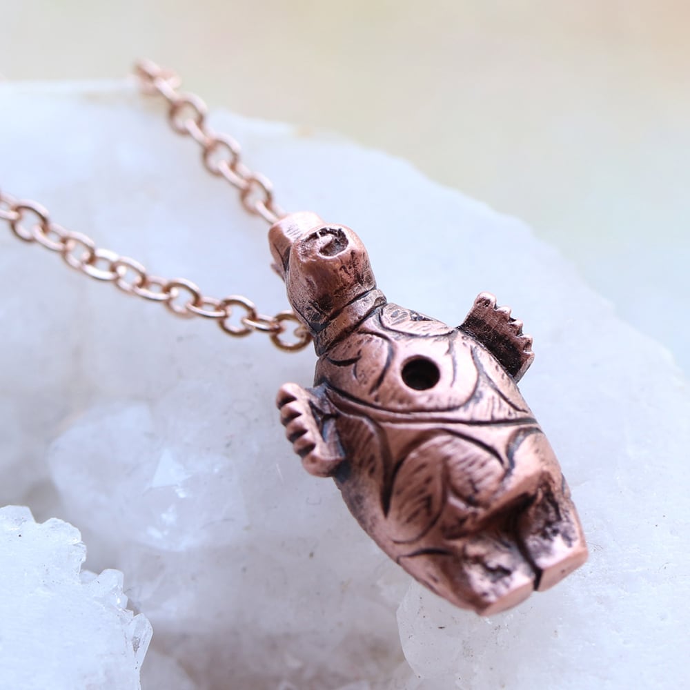 縄文の動物形土製品「ビビちゃん」ネックレス (659-967) | Do_goods