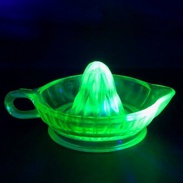 ウランガラス リーマー ディプレッションガラス 絞り器 | アンティーク