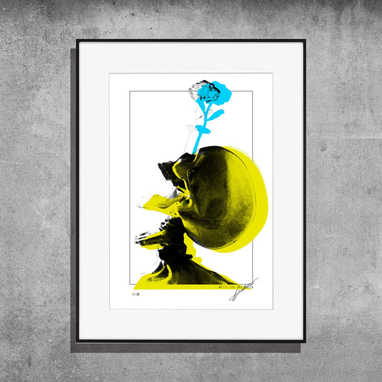 70年代シルクスクリーンアート作品額縁