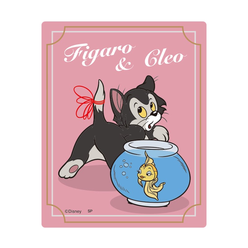 Disney ディズニー キャラクターステッカー ピノキオ フィガロ クレオ