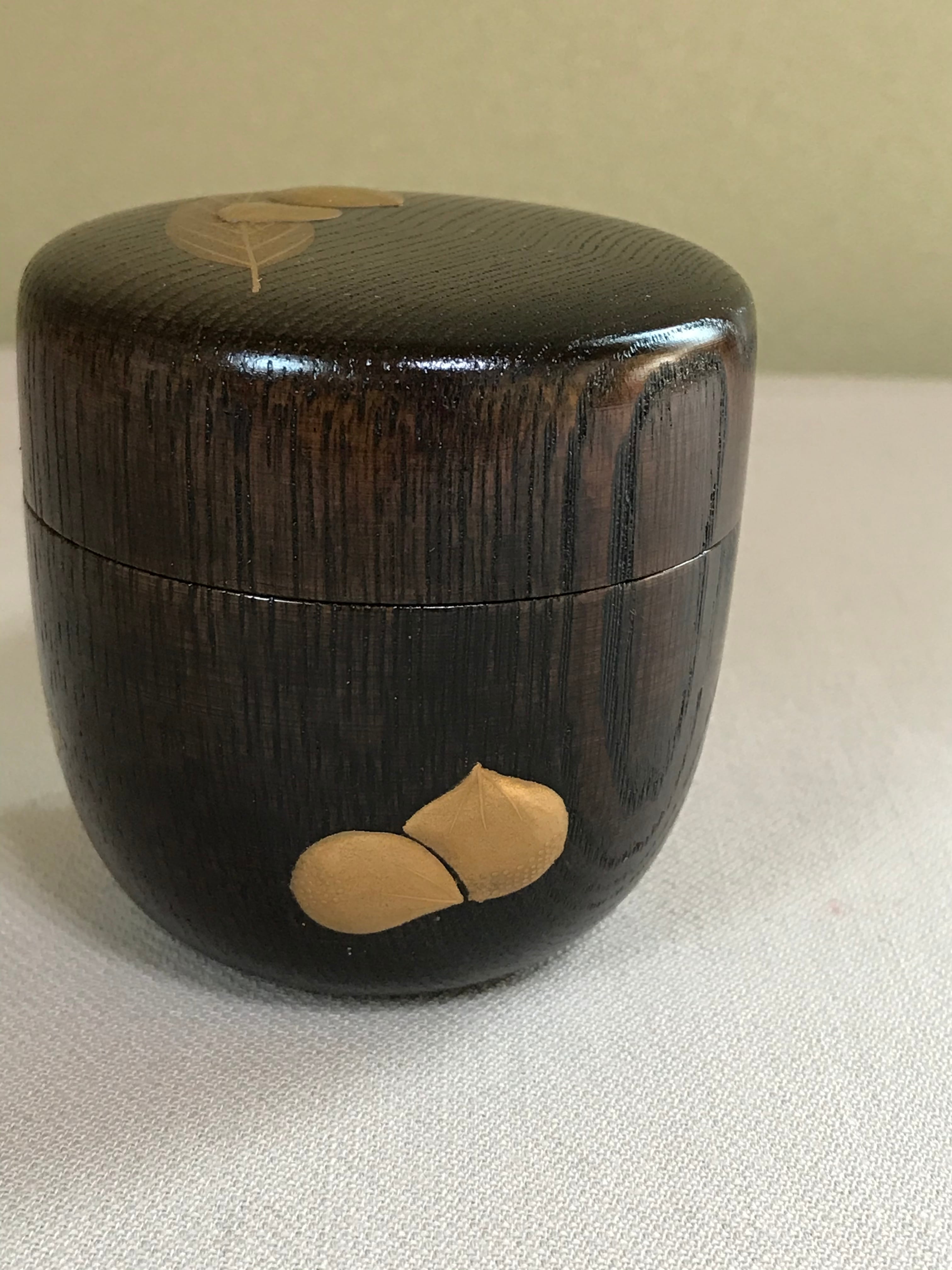 中棗 栗蒔絵 前田清峰造 共箱 新物 | 茶道具 静月堂