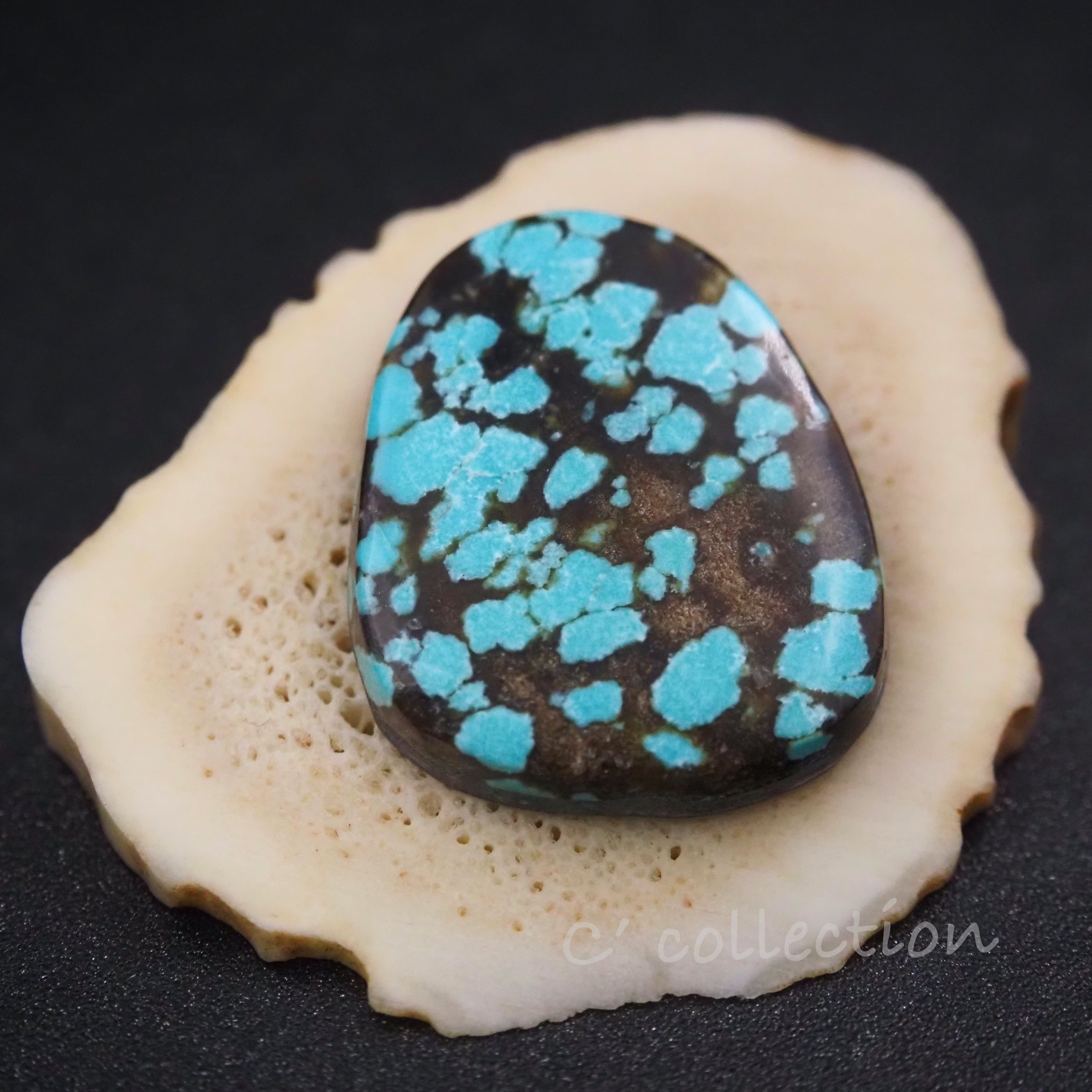 オーダーメイド 天然石ターコイズのペンダントトップ オーダーメイド