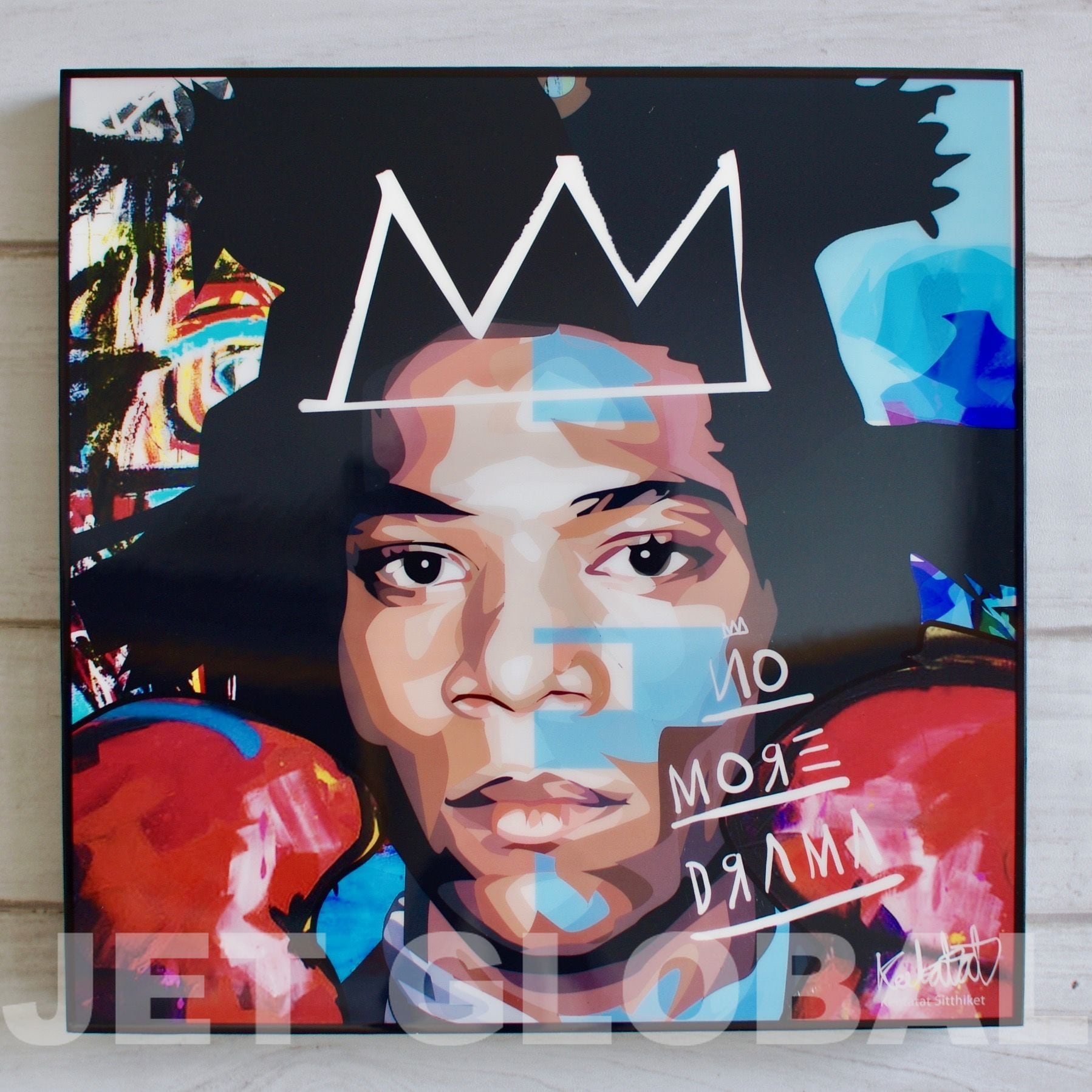 バスキア JEAN-MICHEL BASQUIAT 油絵 4