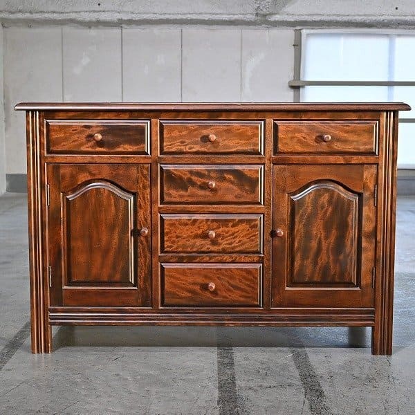 引き取り可能 スペイン製 天然木 バレンシアチェスト 北欧 花柄タイル 箪笥