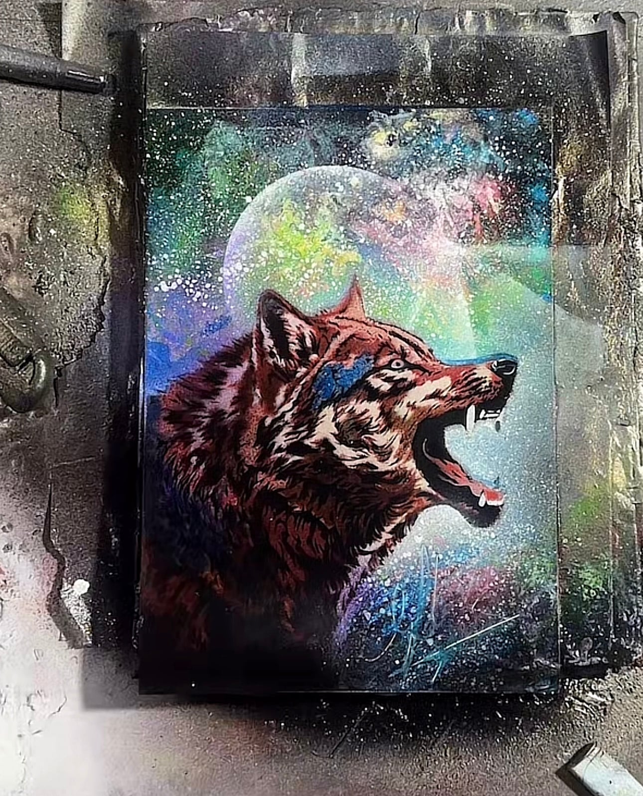 スプレーアートエデン 原画 B4 スプレーアートエデン 原画 B4