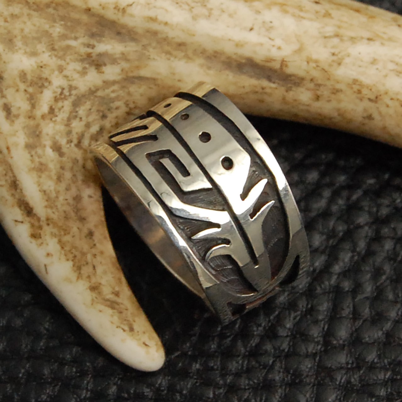 Philbert Poseyesva リング コーラル hopi ホピ族 Philbert Poseyesva