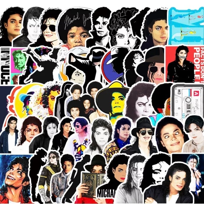 Michael Jackson ステッカー マイケルジャクソン 50枚入り sticker