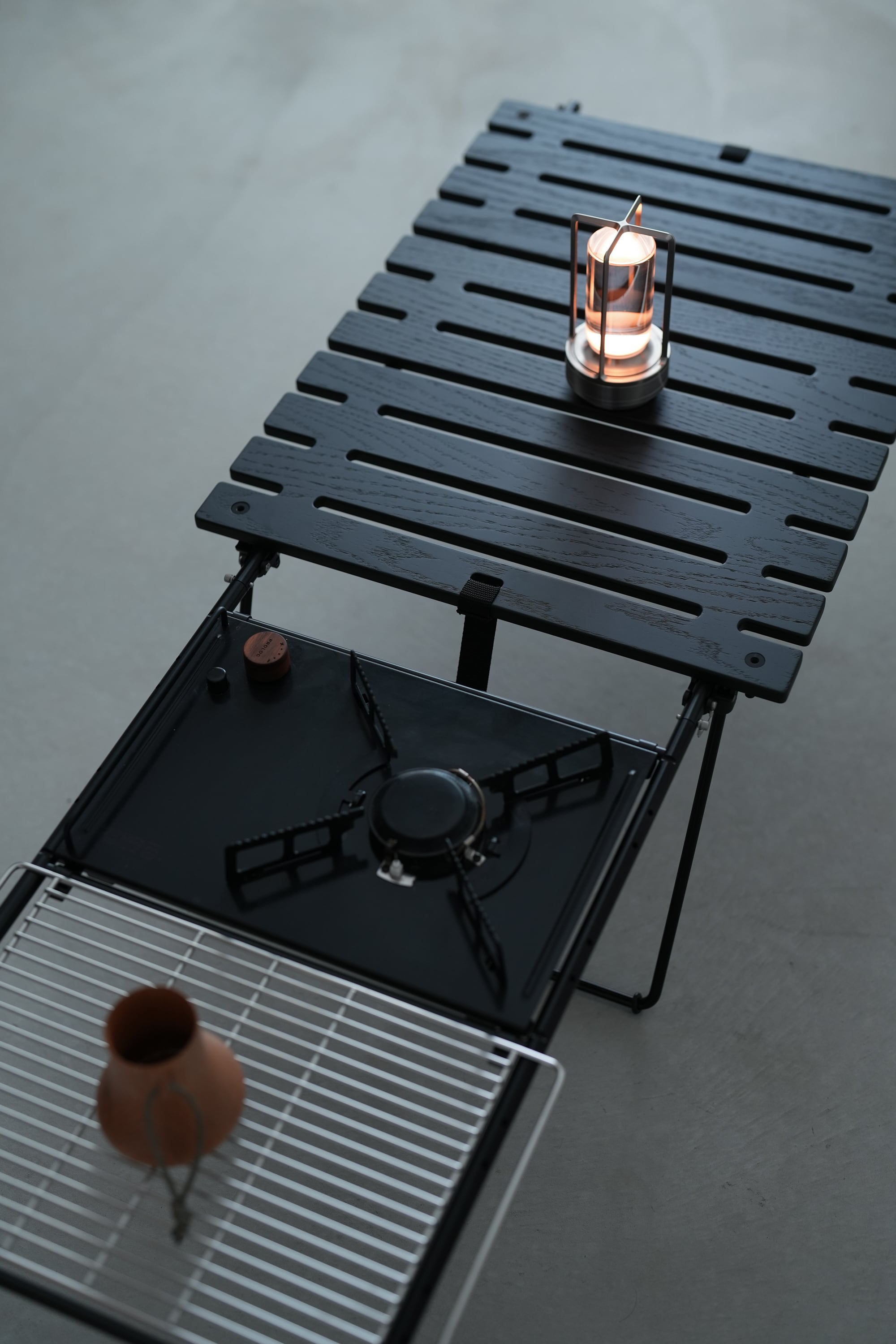 hxo Stripe Table Black | hxo design jp