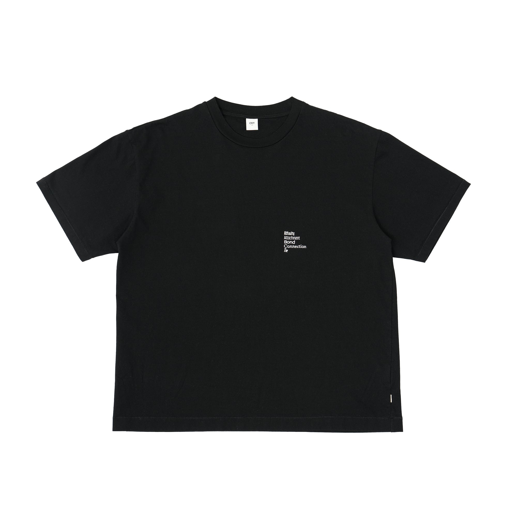 PigmentDyedRelaxFitT-shirts BLACK OVY
