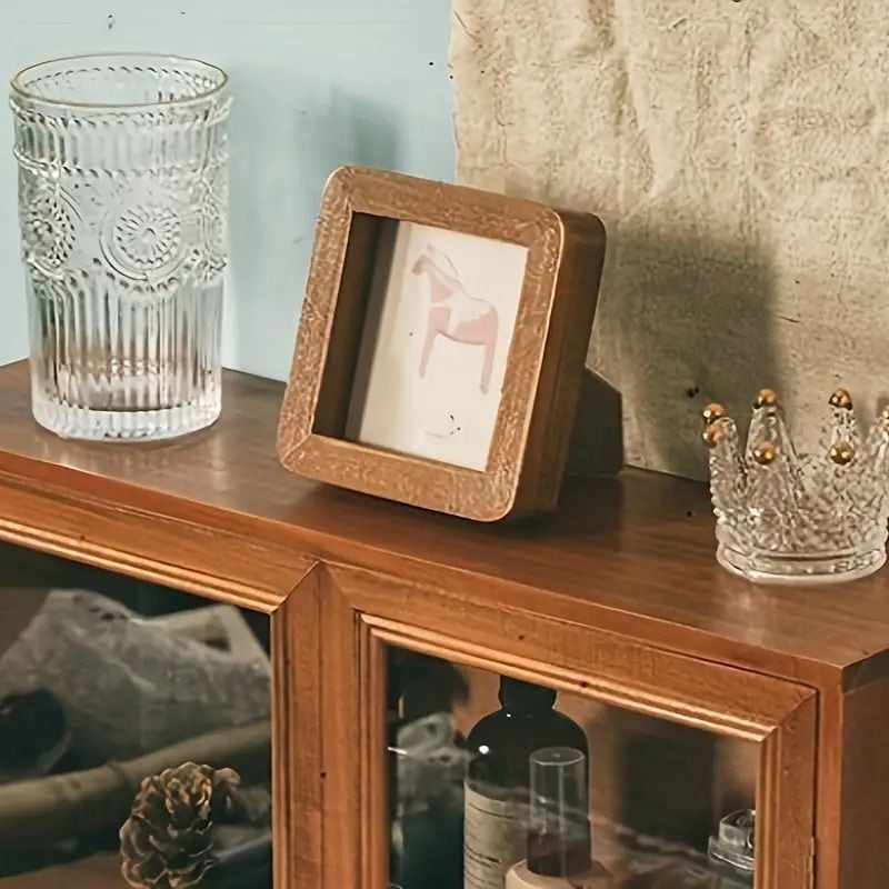 収納棚 キャビネット 小型 木製 ラック 棚 収納 ショーケース