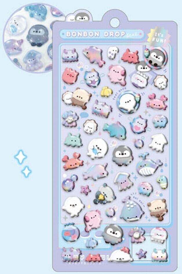 送料無料 ボンボンドロップシール qli_81181_81184 クーリア 再入荷