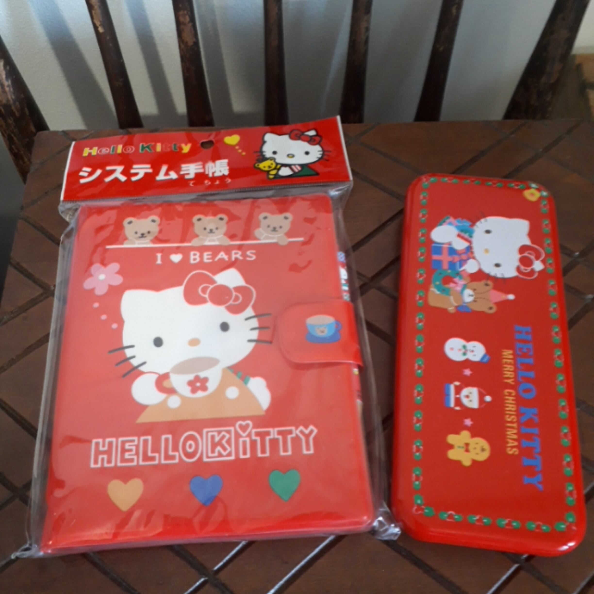 レトロ キティ文具 システム手帳&カンペン | ちゃぶ台と