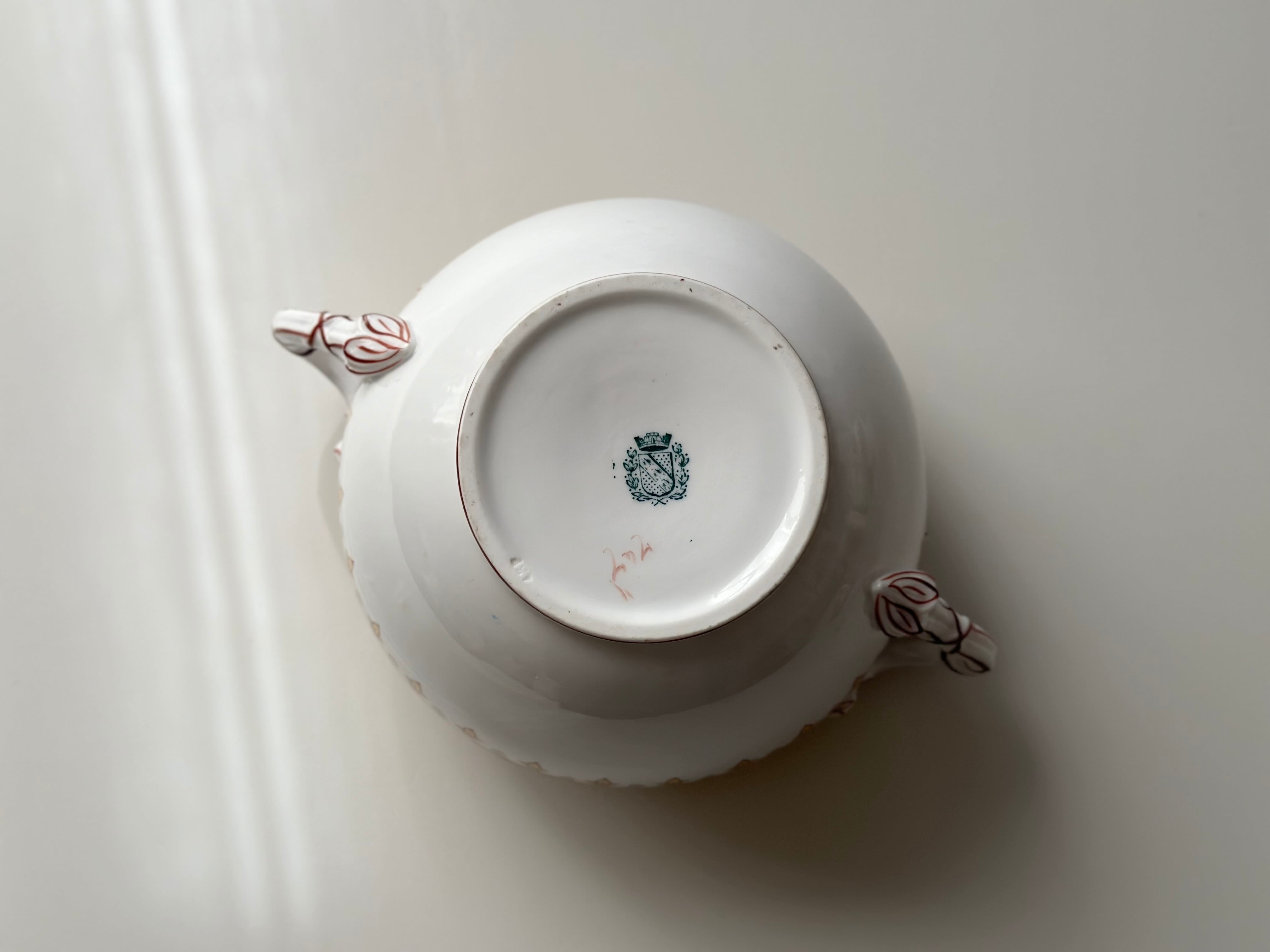 Sarreguemines サルグミンヌ / “MINTON ” no.767 シュガーポット