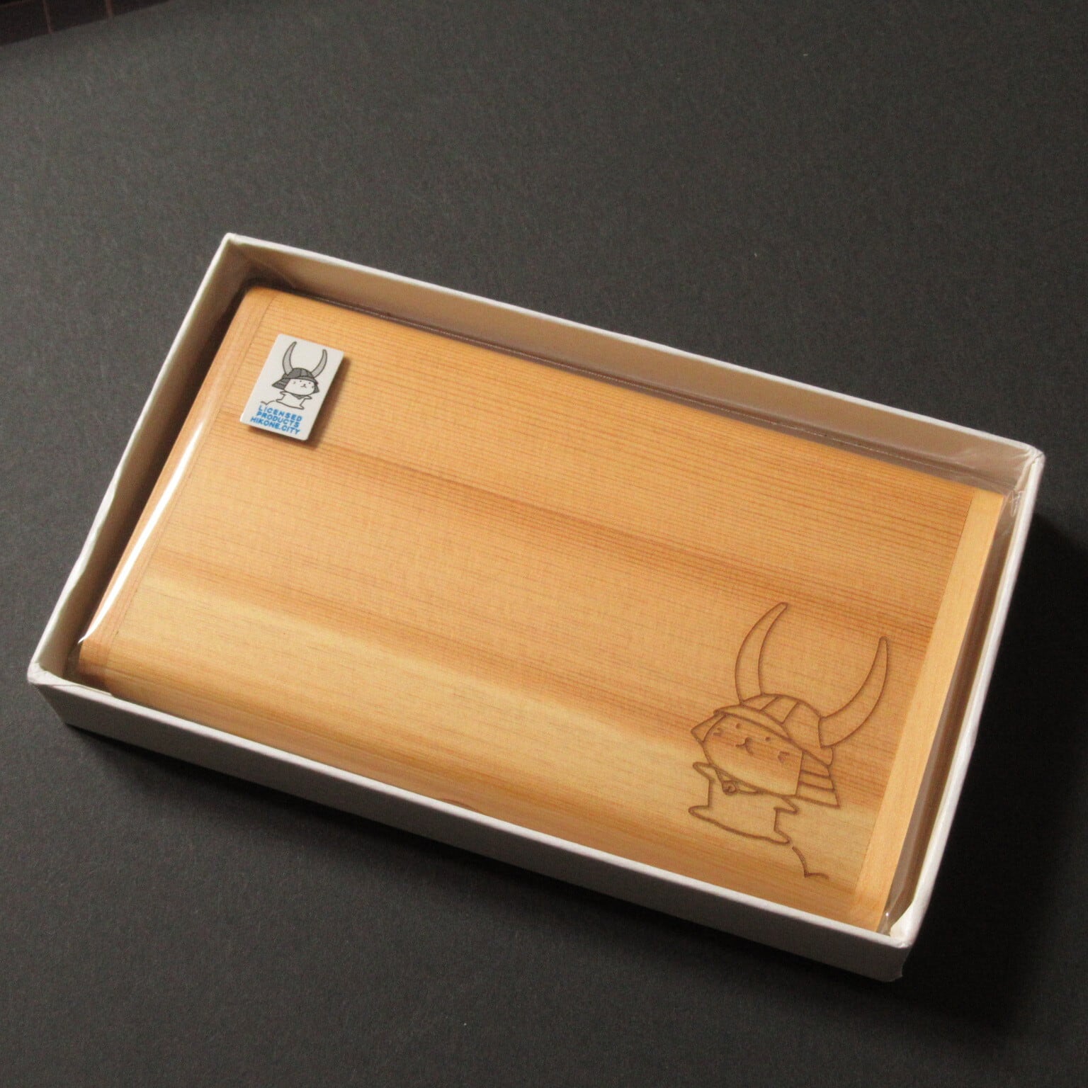 木製名刺入れ/カードケース ひこにゃん【木曾桧】※数量限定品 | Katsu工房