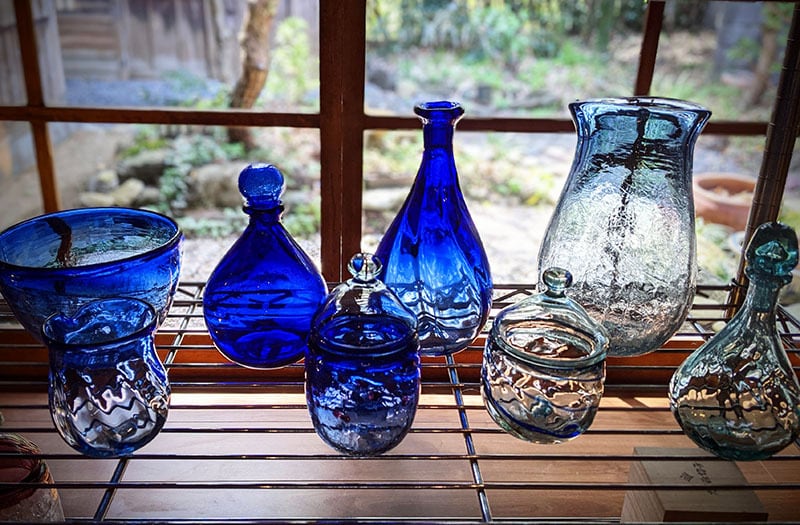 ガラス器 蓋付き瓶 泡ラムネ | caeru