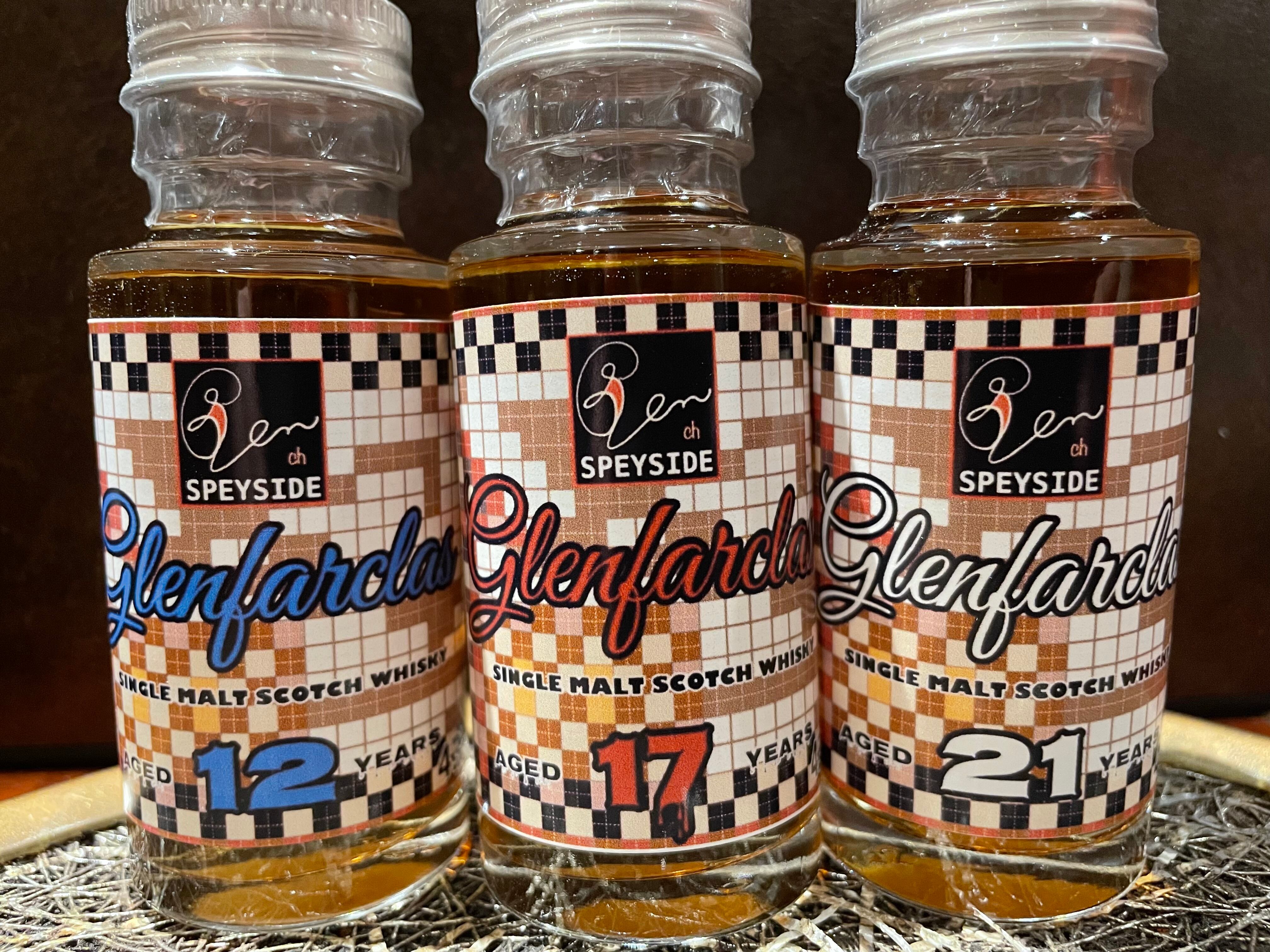 グレンファークラス12・17・21年 50ml 飲み比べセット「木箱付き