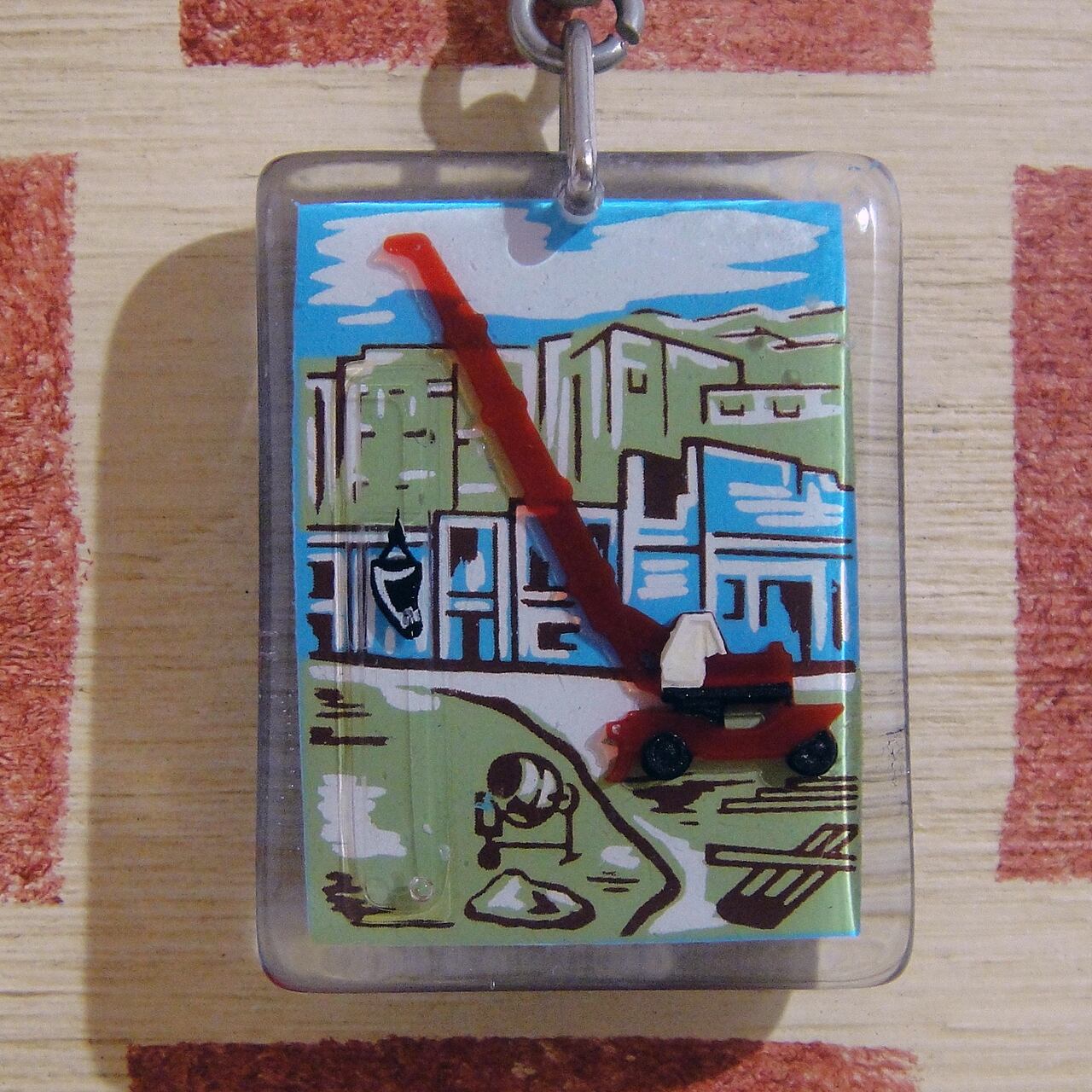 重機 | レトロ キーホルダーKEY SMILEY COM