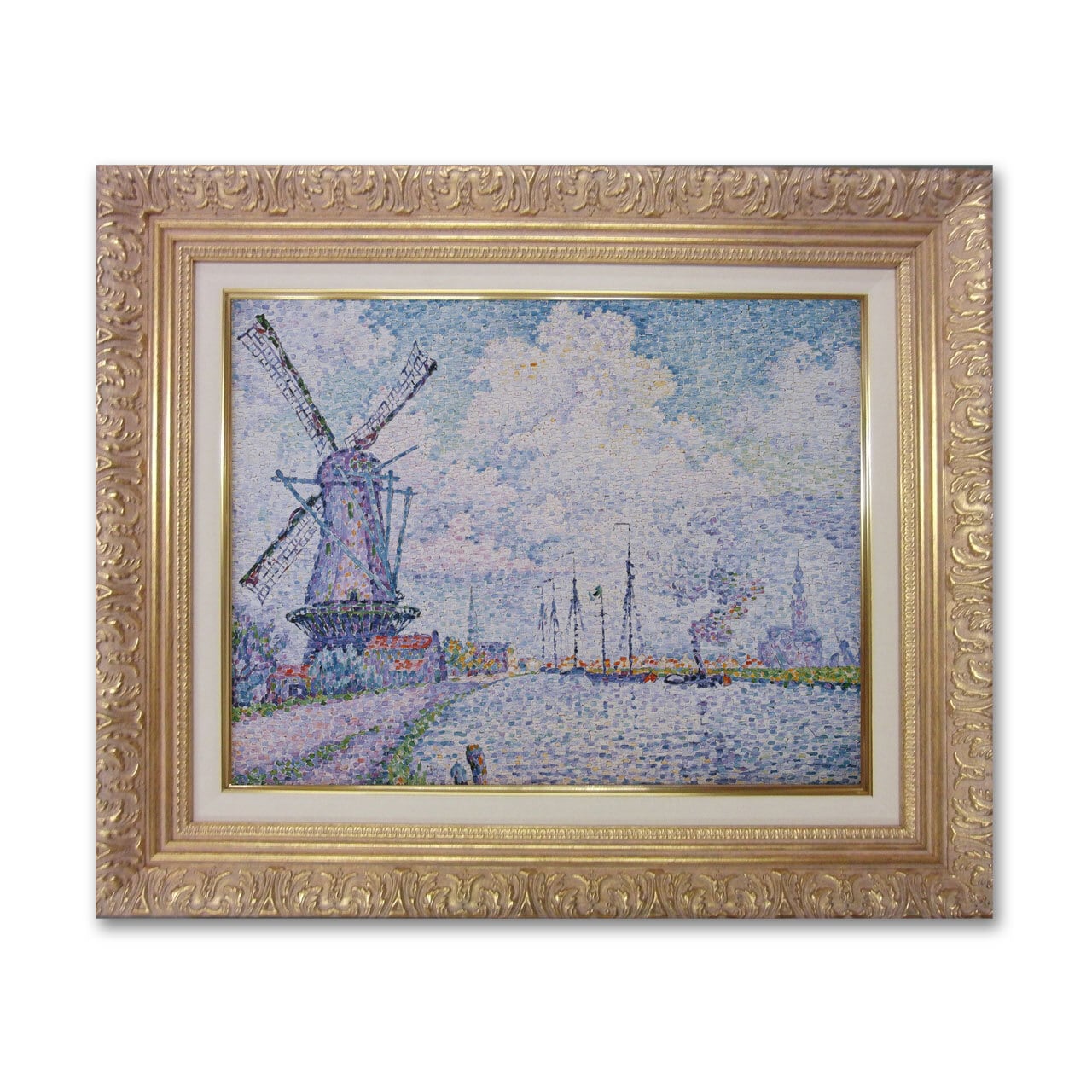 aun ガラスペン 中細(FM)【オーヴェルシーの運河】大原美術館×うさぎや