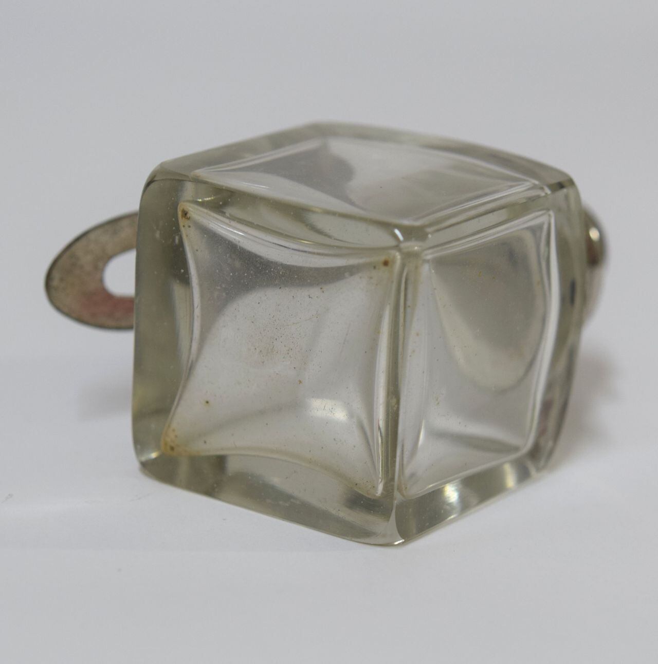 アンティーク インク瓶 クリップ付き アンティーク硝子 | 一丁目ねこ