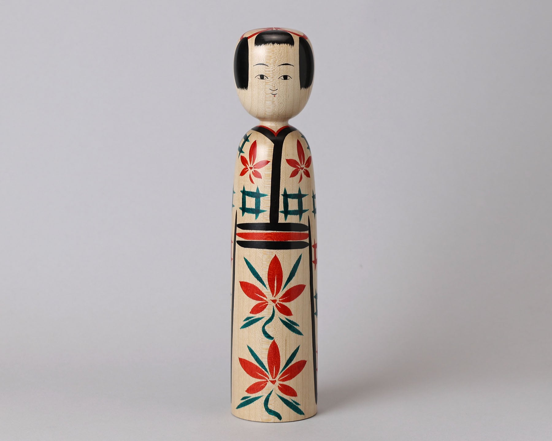 もみじこけし-8寸-2 | 三春文雄工人/ 木地山系 | Gallery・Shin