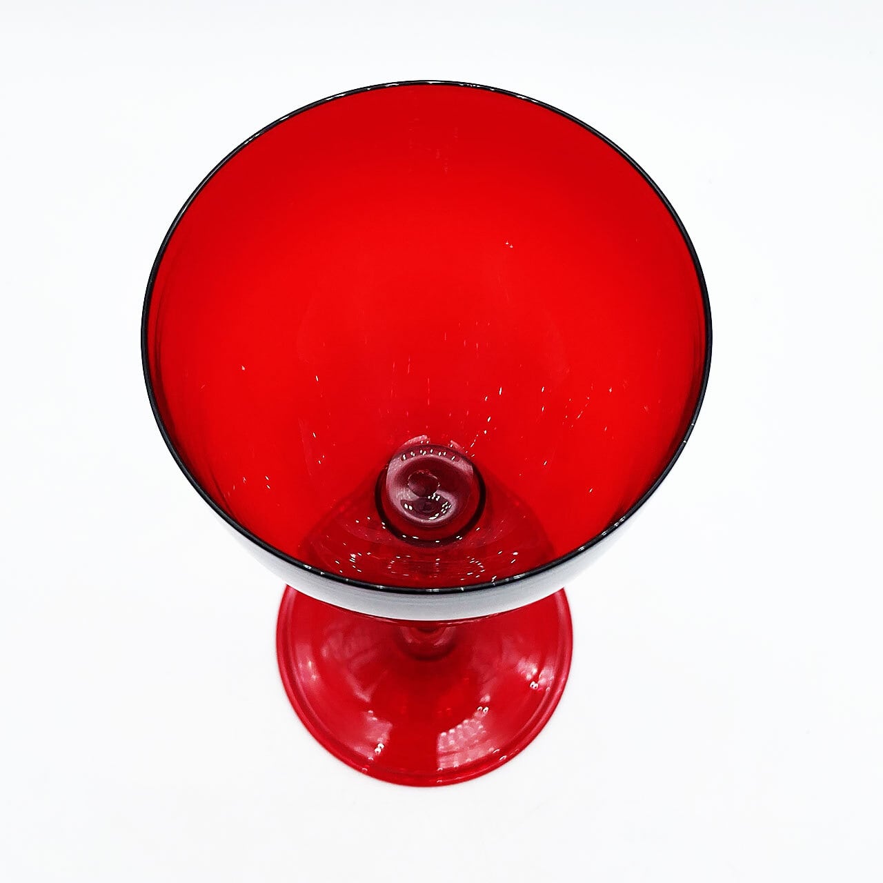 T 超高級 ベネチアングラス イタリア製 ムラノーガラス ワイングラス3