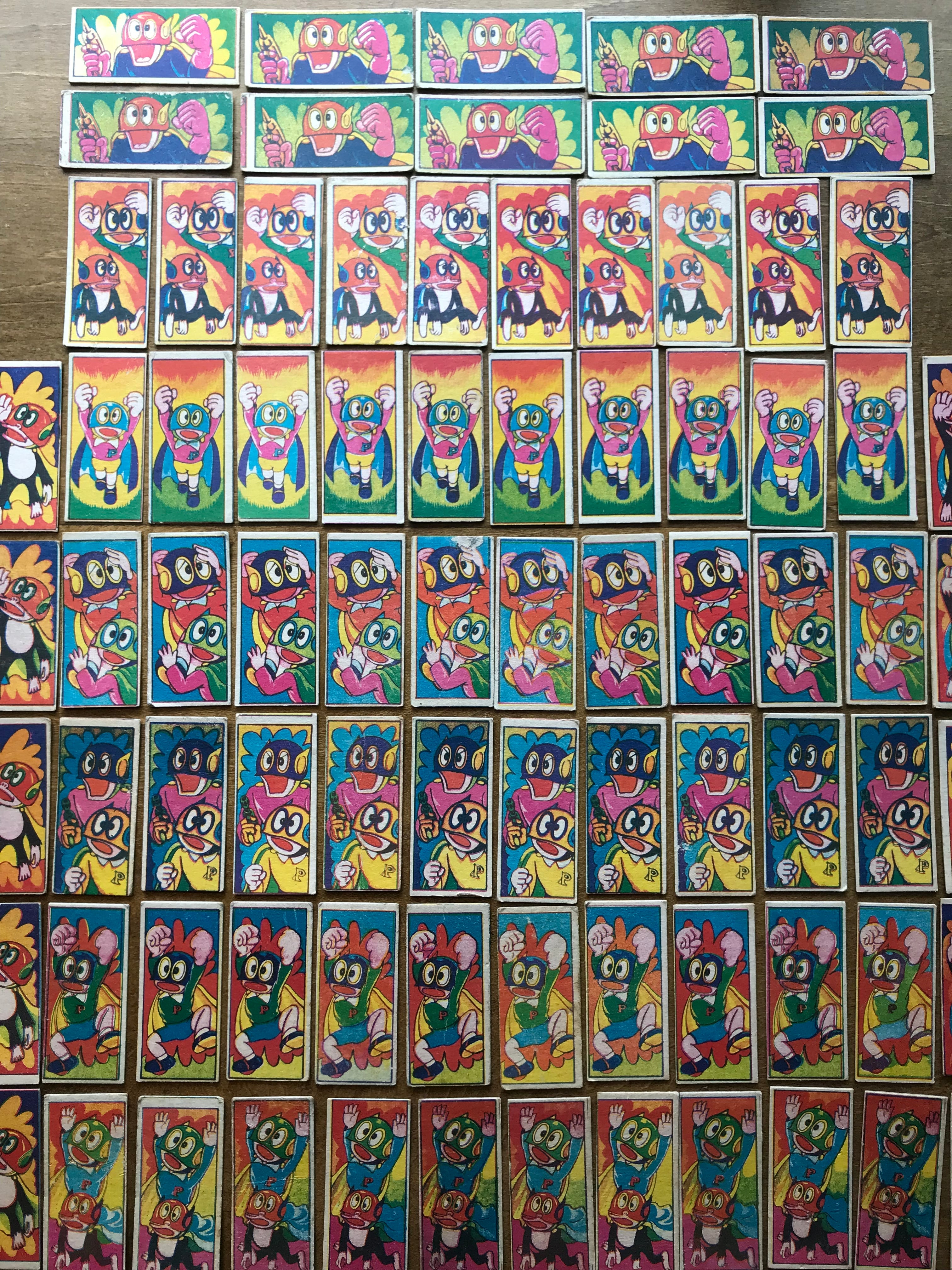 大量80パーマン! 昭和の角めんこ80枚 約3×6.5センチ | 実用外百貨店