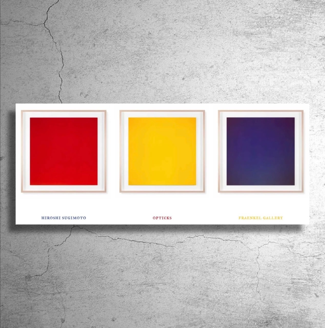 杉本博司 ポスター 現代美術家『杉本博司』2023年アメリカ現代美術館