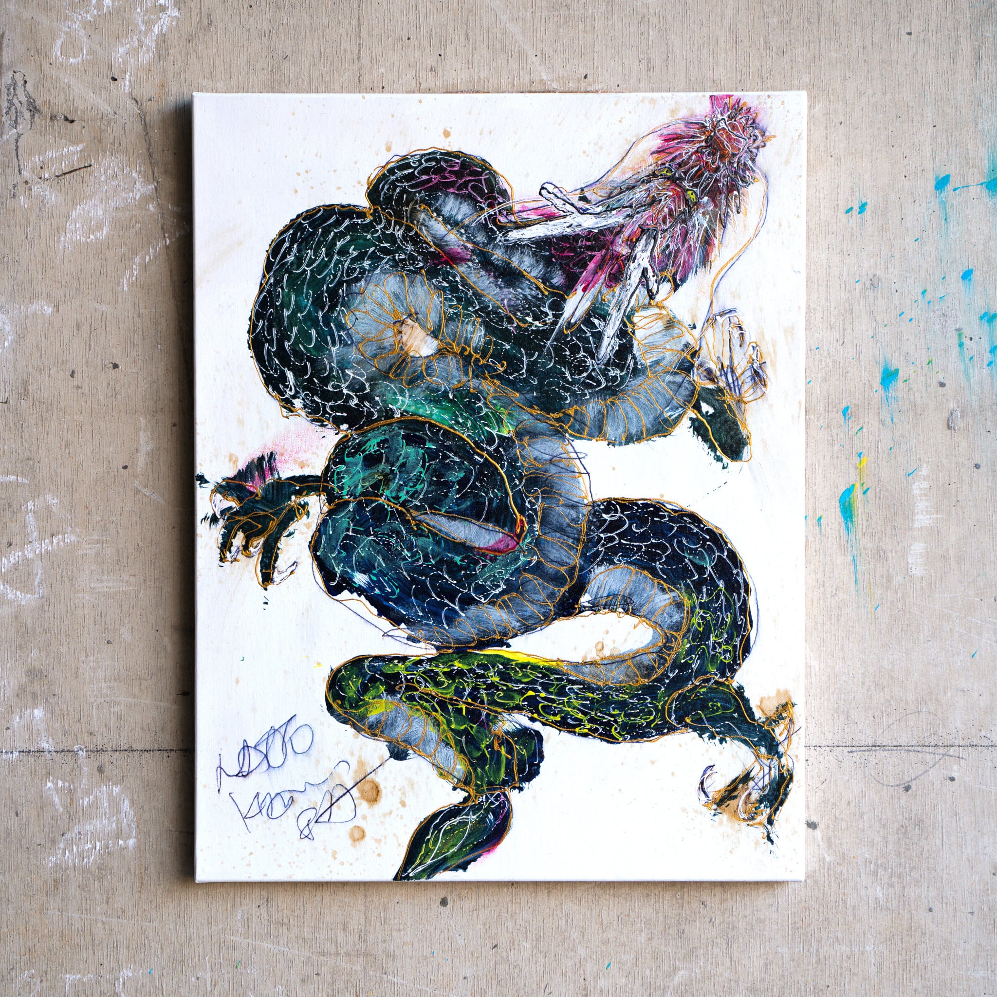 原画 F6 「 26139 何をしても退屈な牛 」 | NAOTO KITAMURA ONLINE STORE