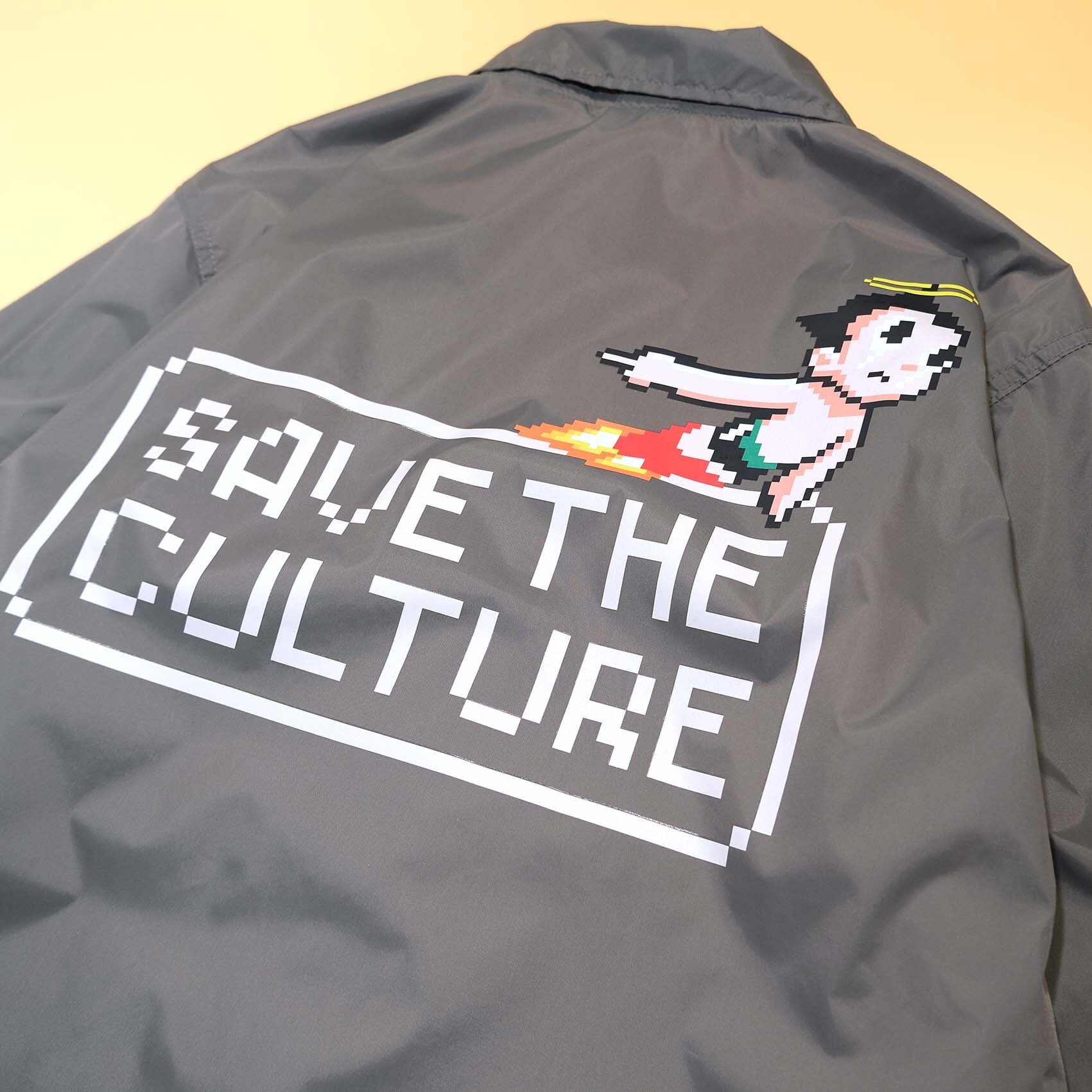 SAVE THE CULTURE (BOX) Coach JKT【ナイロンコーチジャケット