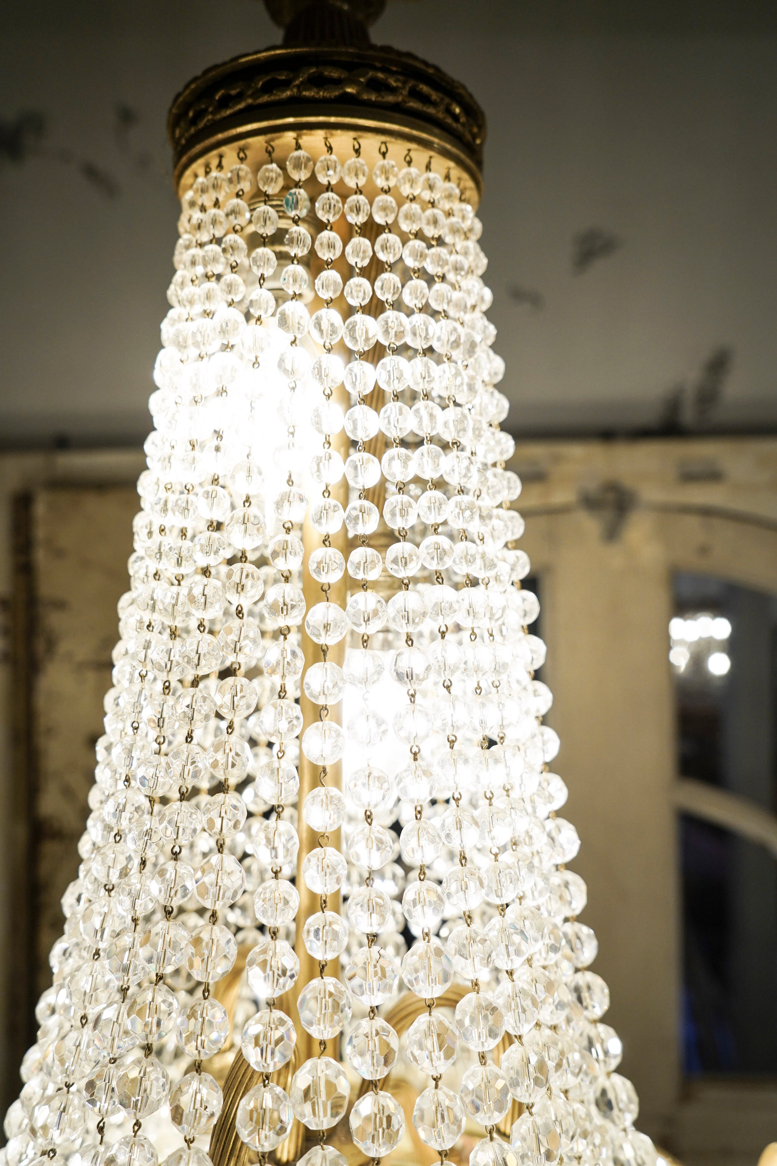 クリスタルシャンデリア 8灯 40万円のお品物 national 8灯 照明