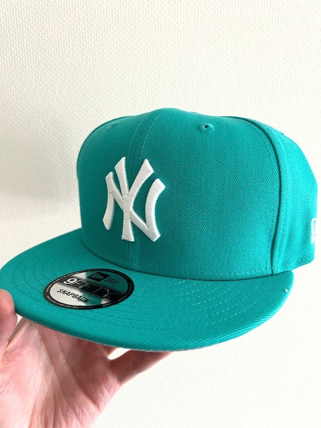 NEW ERA NY ヤンキース メッシュキャップ 海外モデル ミントグリーン