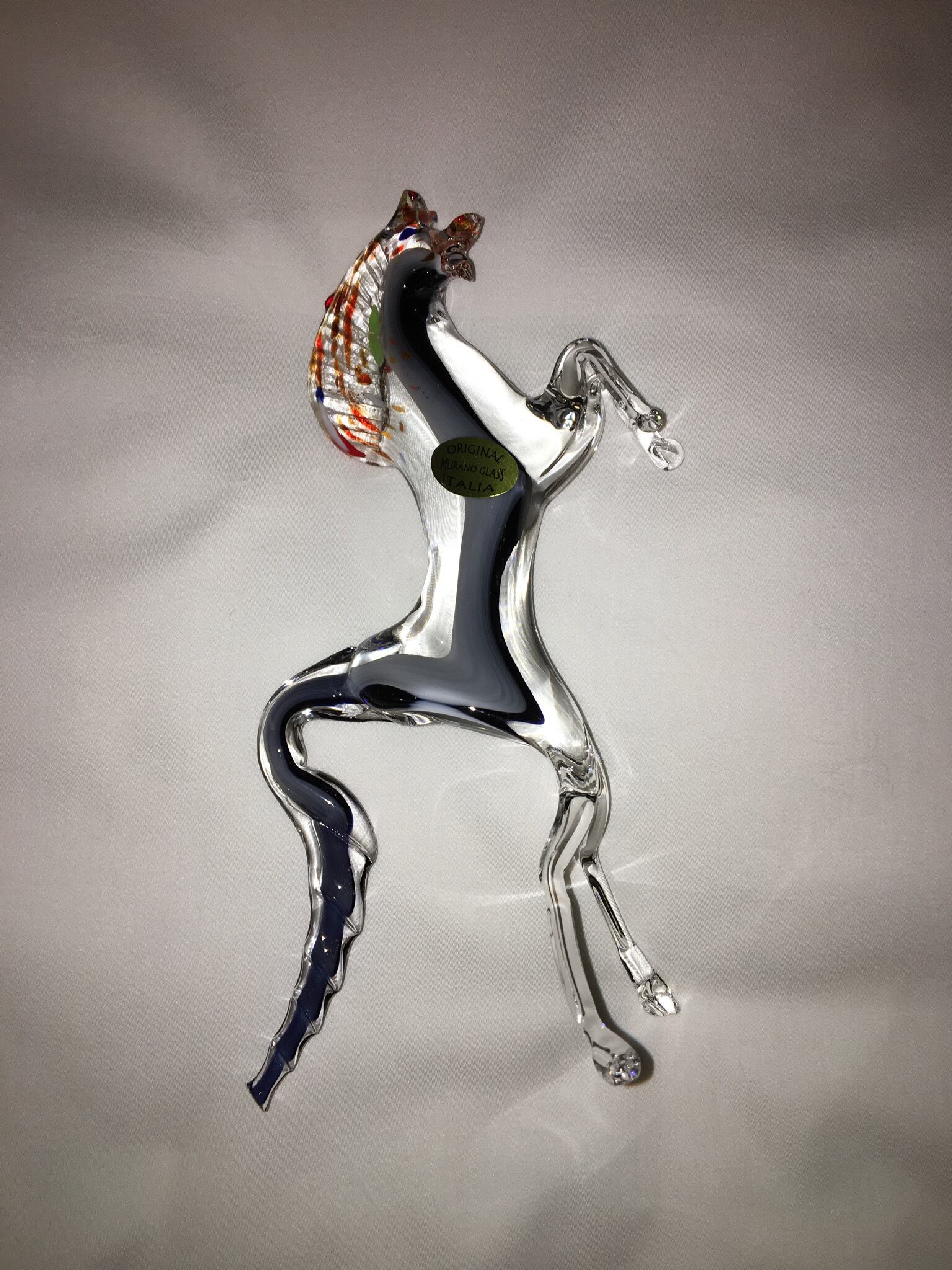 ムラノガラス ムラーノ MURANO GLASS ホースヘッド 馬 ヴェネチアン