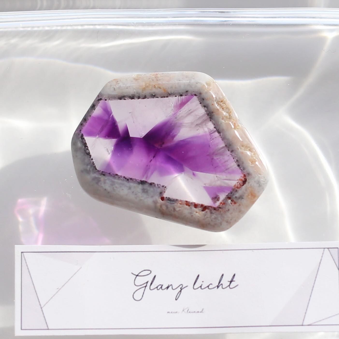 トラピッチェ アメジスト✨紫水晶穴あきパーツ原石