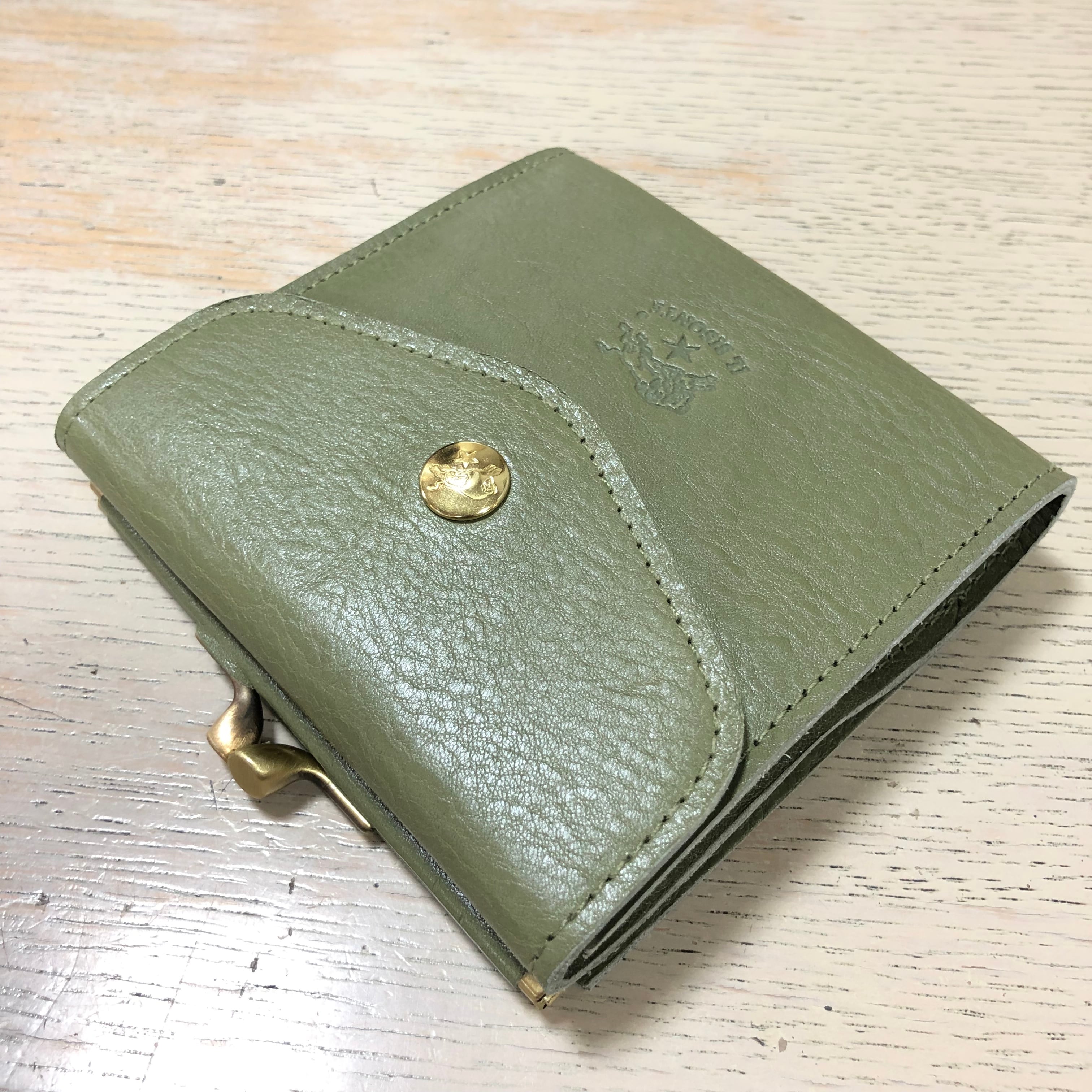 IL BISONTE イルビゾンテ 2つ折りガマ口財布 2019春夏シーズンカラー