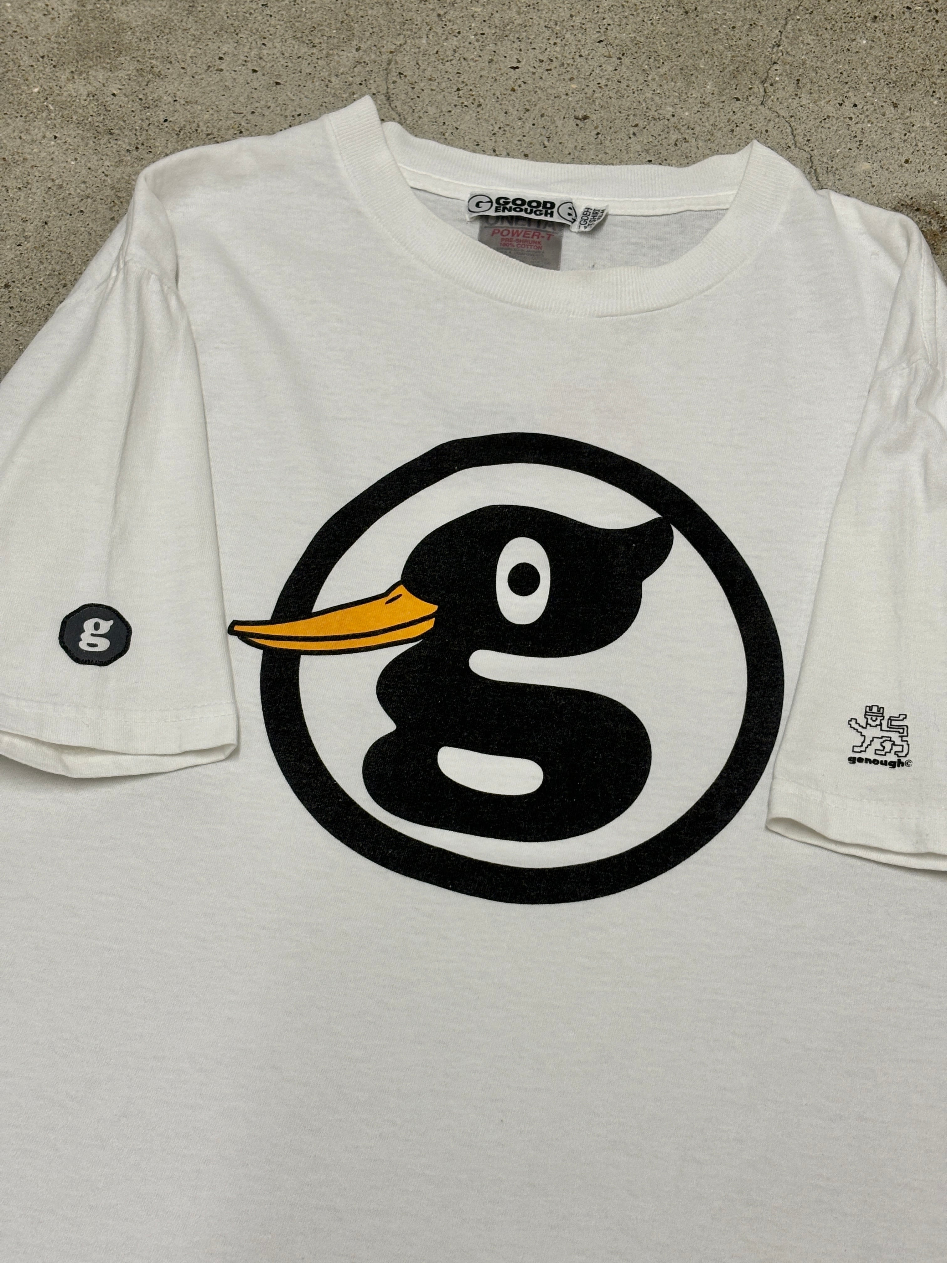 美品 GOODENOUGH グッドイナフ 音符Tシャツ 日本製 Lサイズ 90～00s