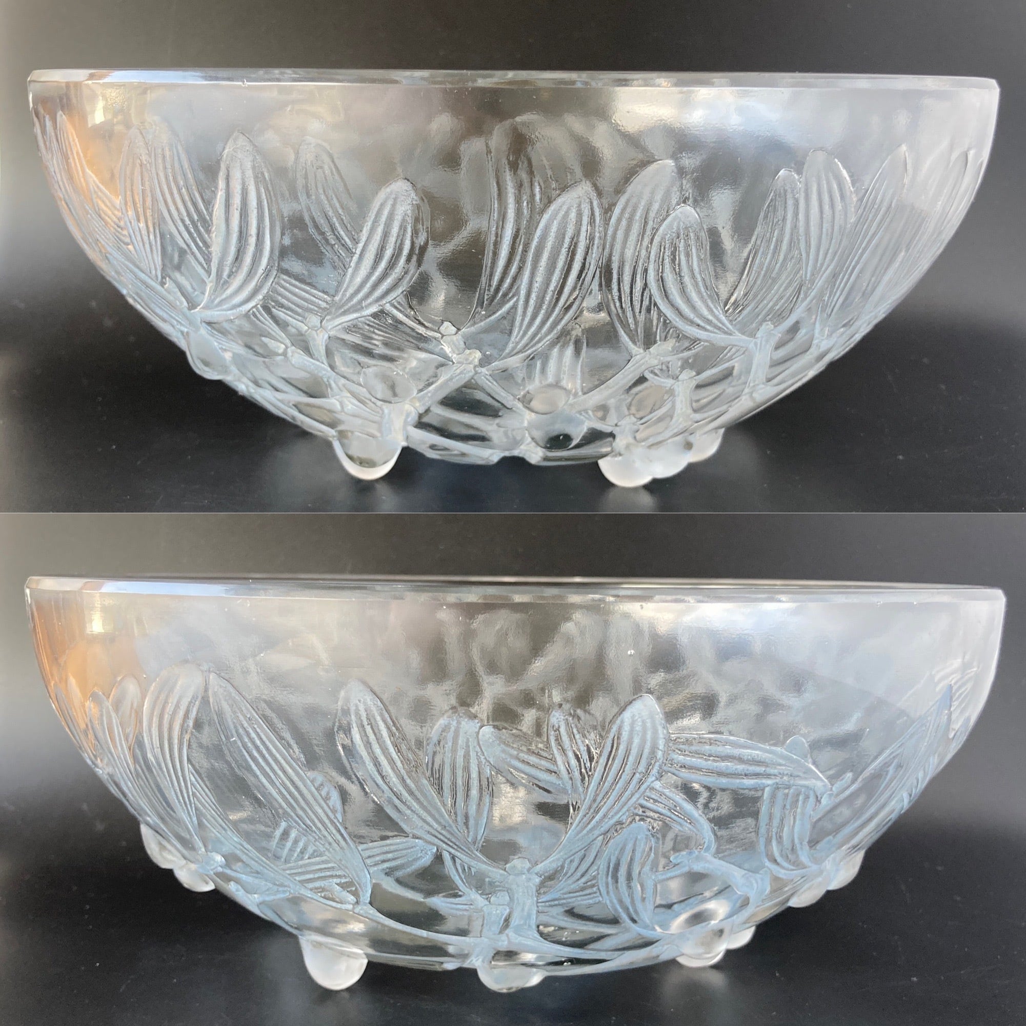 ルネ・ラリック R.LALIQUE PINSONS ボウル雀文鉢直径23.5cm ルネ